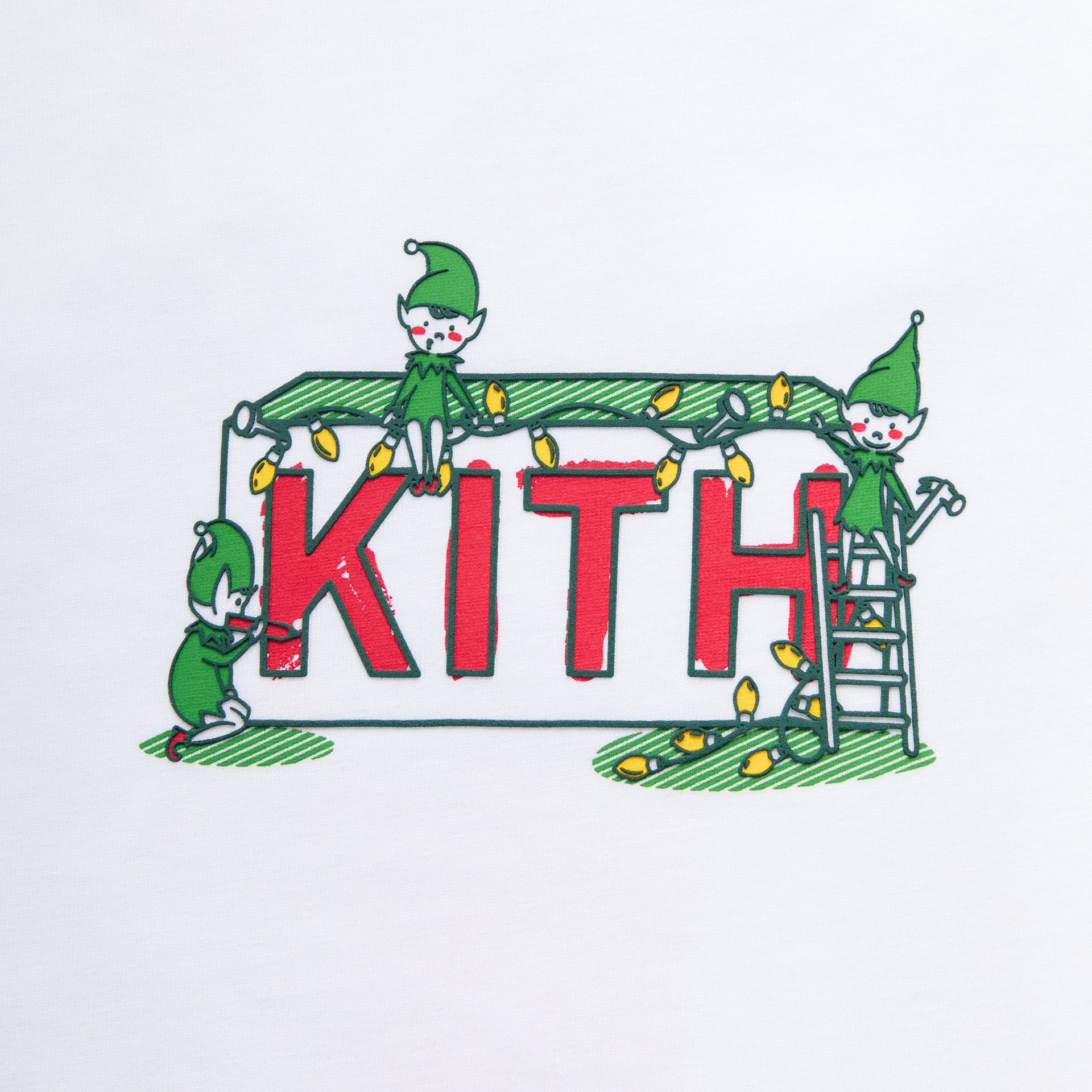 Kithmas Elf Factory Tee - White