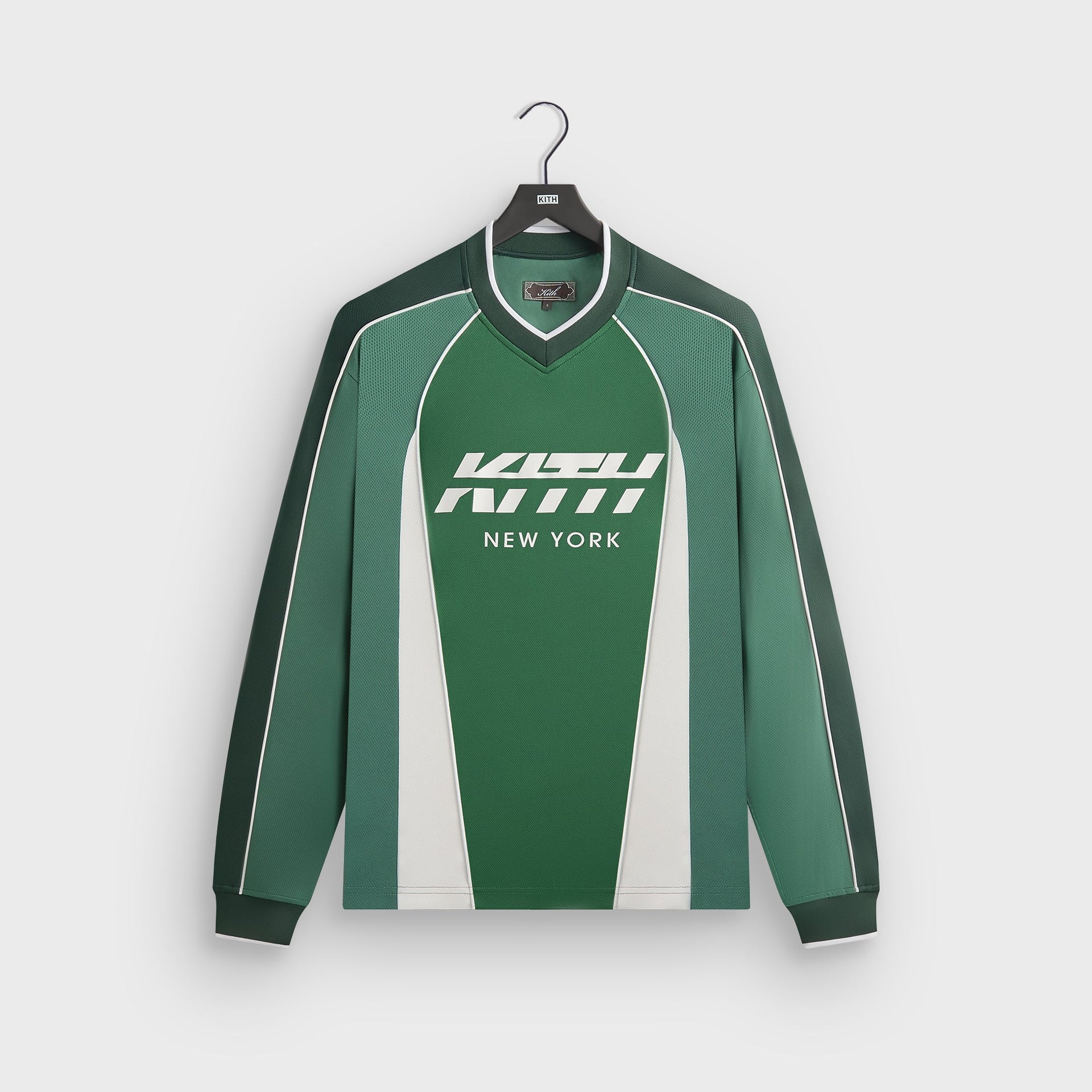 Kith Malik Long Sleeve Mesh Jersey - Conifer