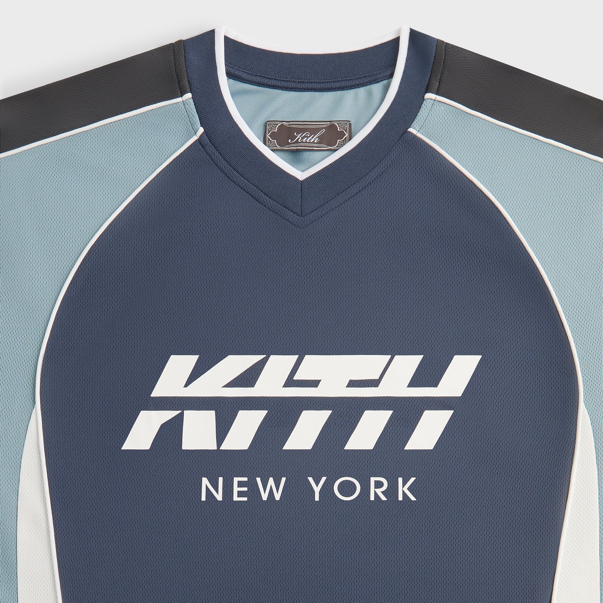 Kith Malik Long Sleeve Mesh Jersey - Nocturnal – Kith UK