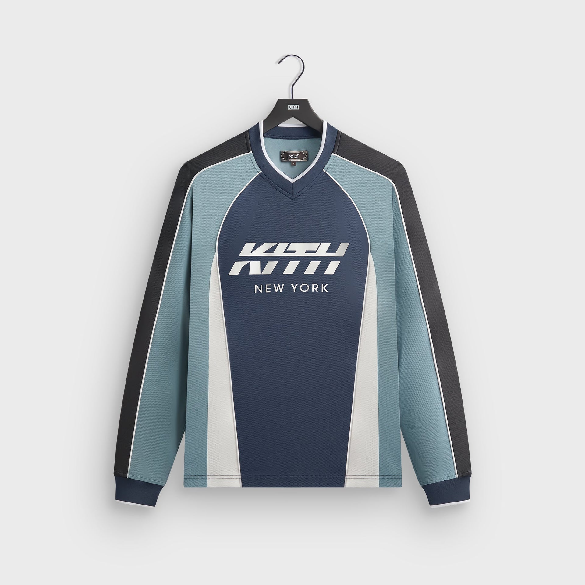 Kith Malik Long Sleeve Mesh Jersey - Nocturnal