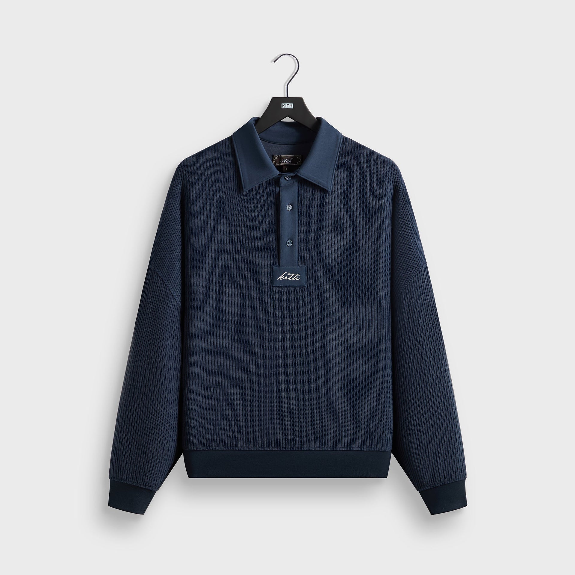 Kith Rib Stitch Ronin Henley Sweater - Mystery