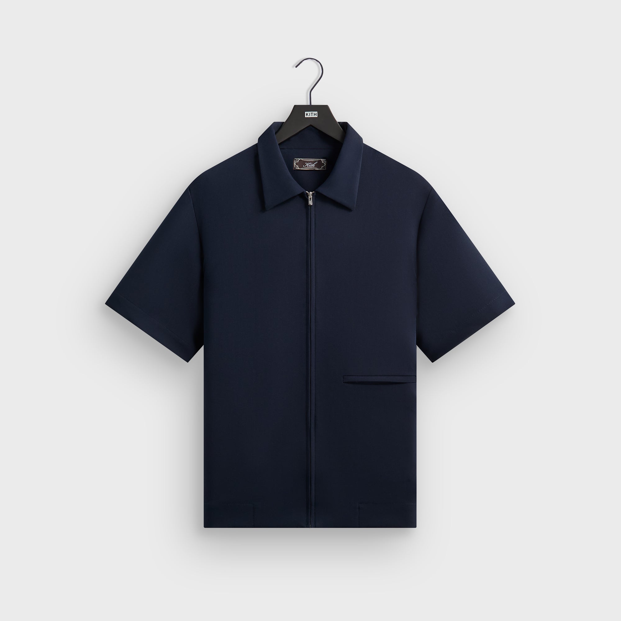 Kith Midweight Double Weave Davenport Shirt - Nocturnal – Kith UK