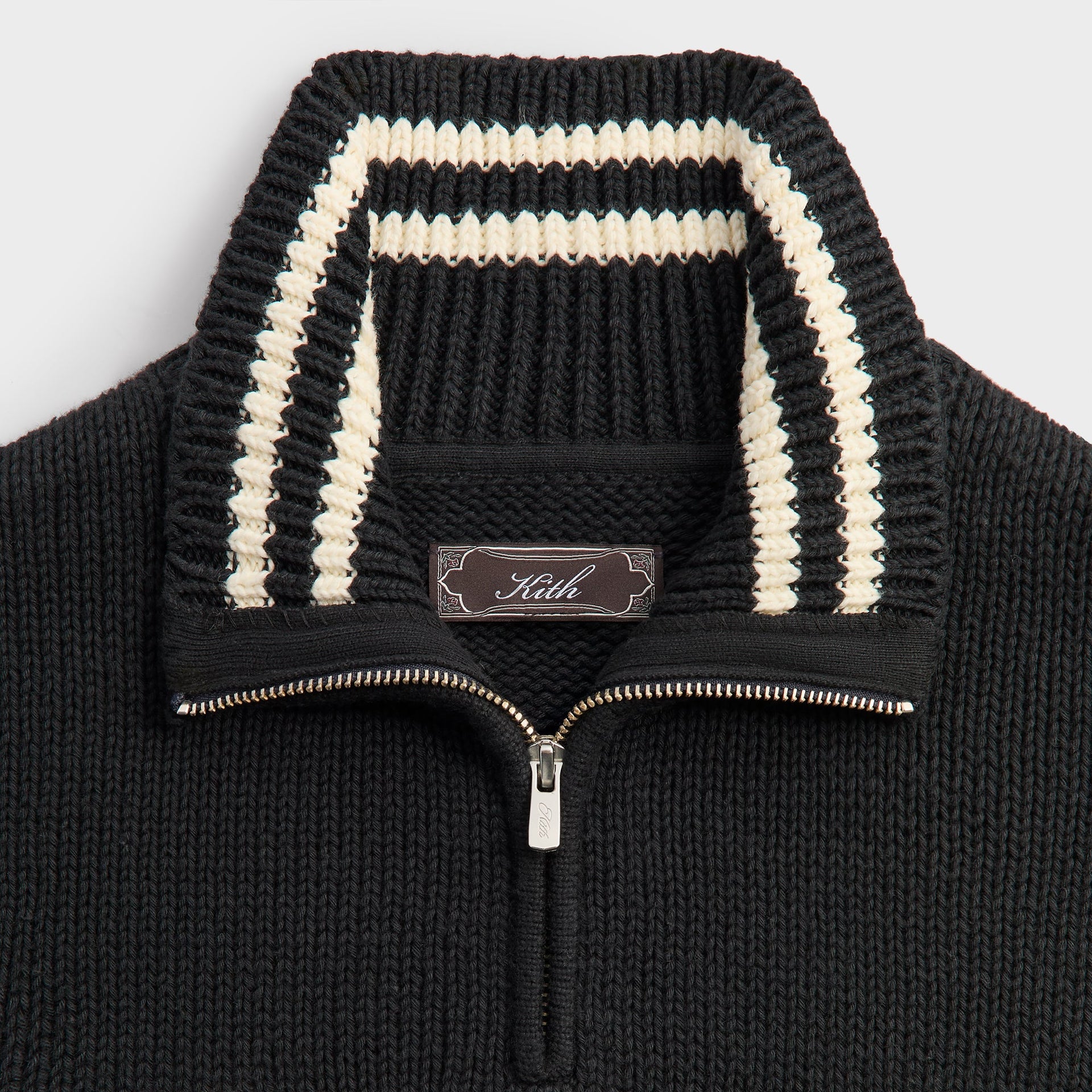 Kith Quarter Zip Wyona Sweater - Ink