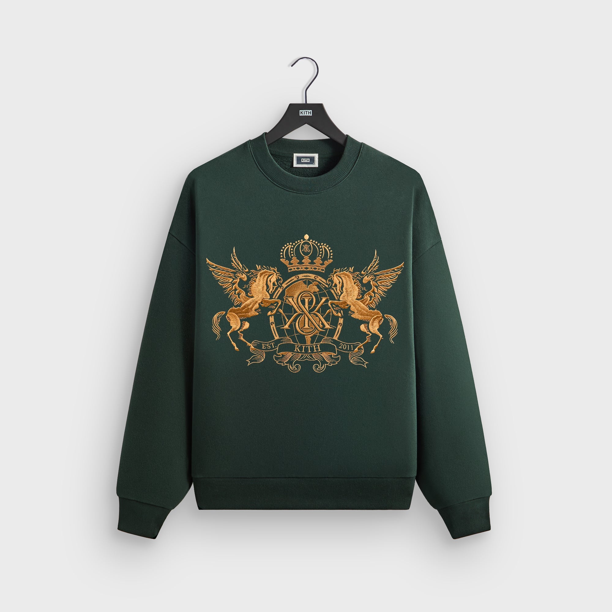 Kith Malik Long Sleeve Mesh Jersey - Conifer – Kith UK