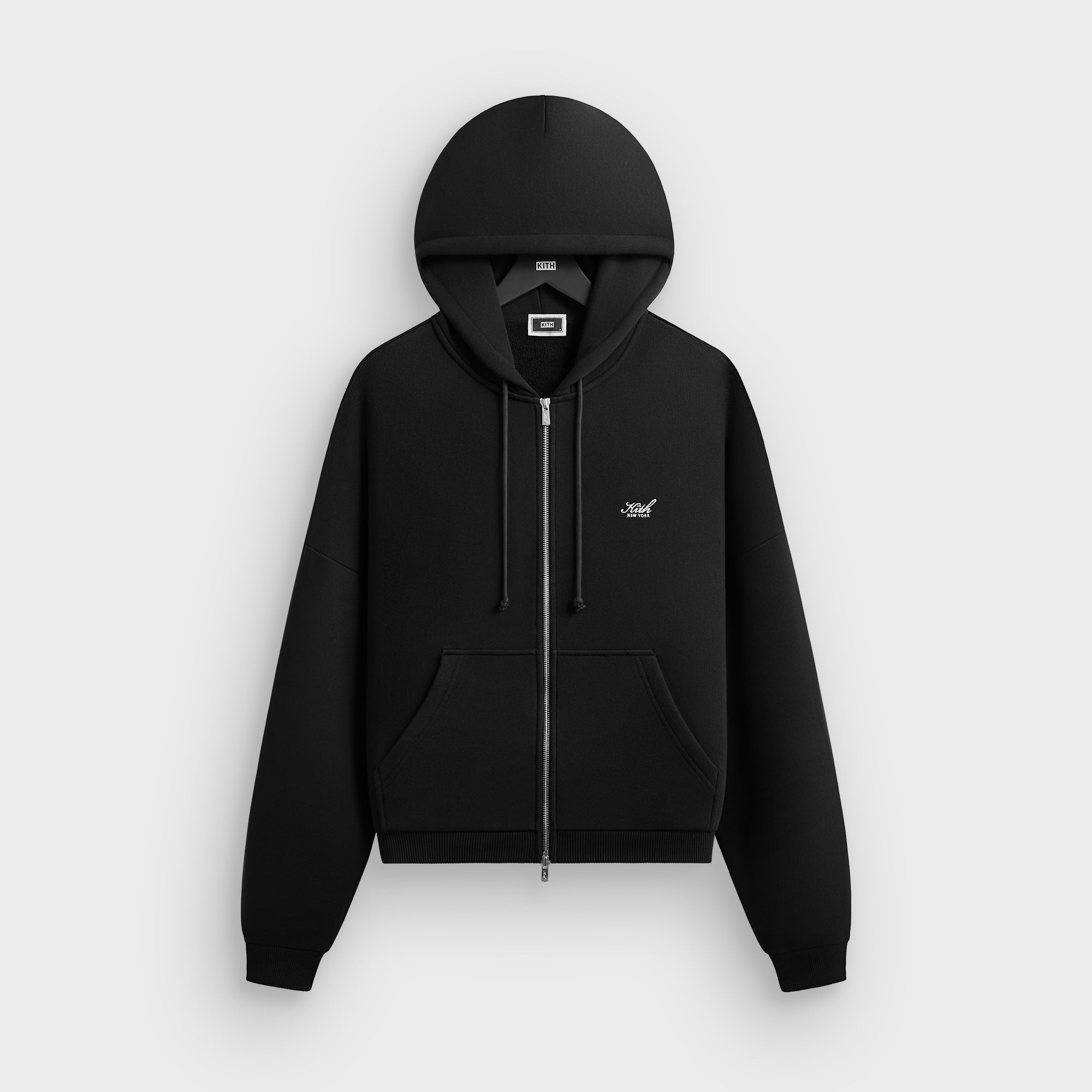Kith Braxton Full Zip Hoodie - Black – Kith UK