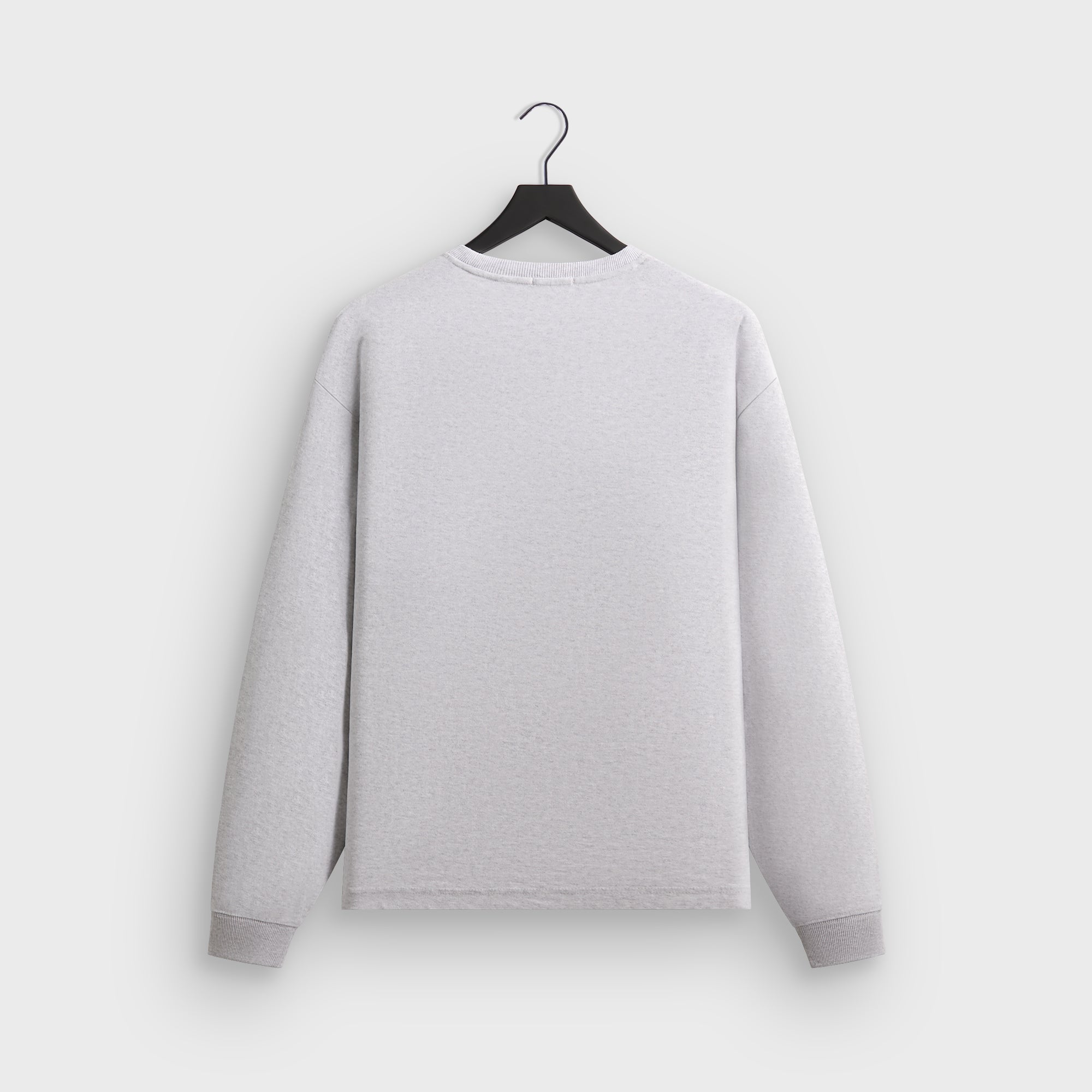 Kith Long Sleeve Quinn Tee - Light Heather Grey – Kith UK
