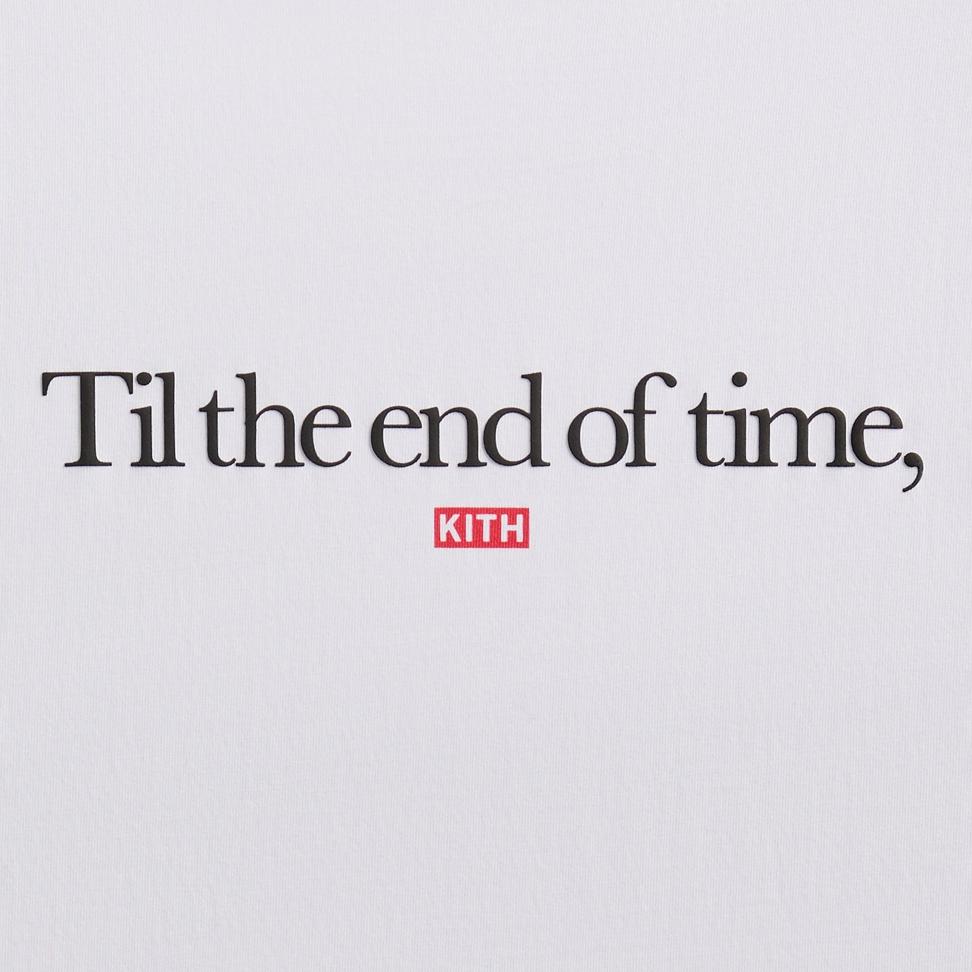 Kith Til The End of Time Tee - White