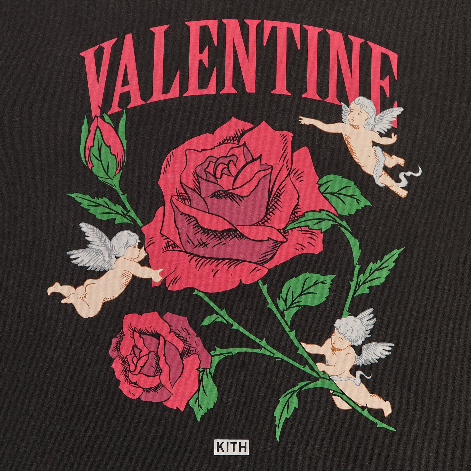 Kith Valentine Vintage Tee - Black