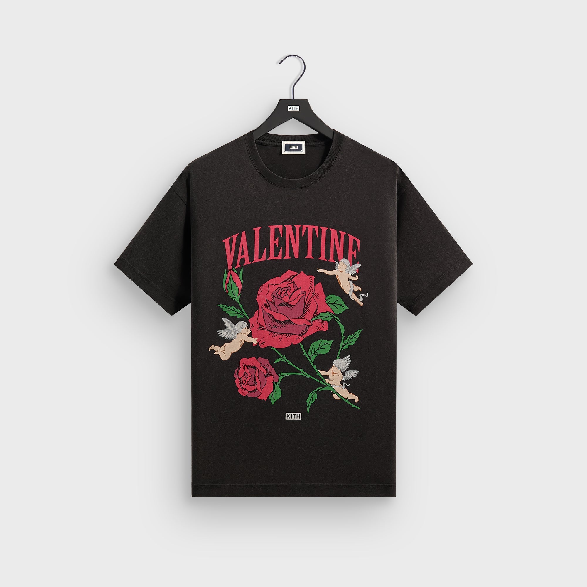 Kith Valentine Vintage Tee - Black – Kith UK