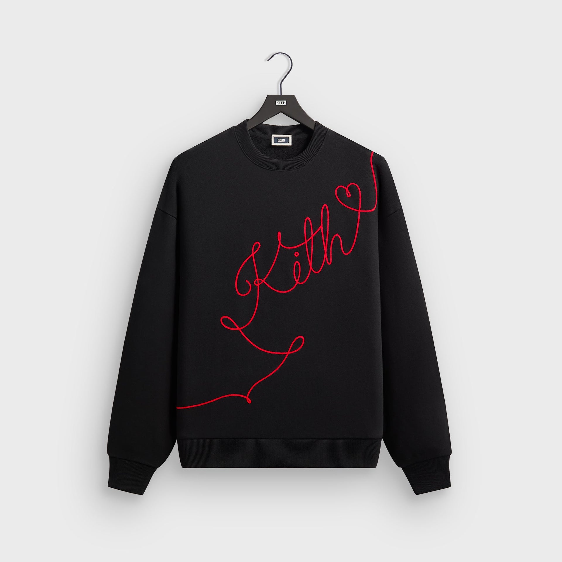 Kith Thread of Fate Nelson Crewneck - Black