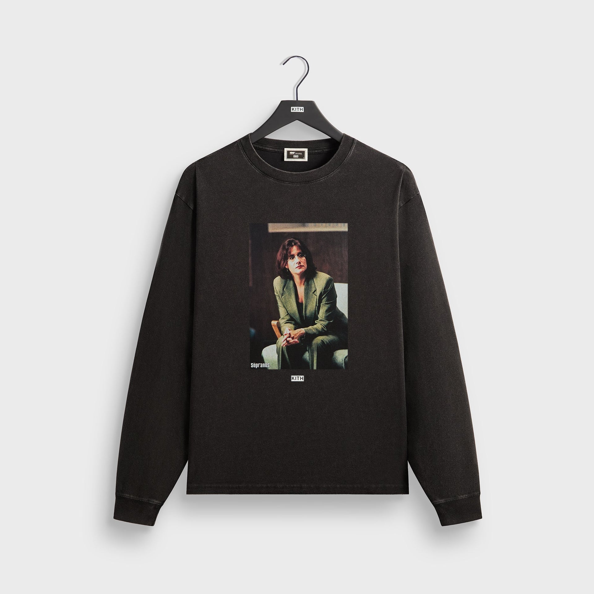 Kith for The Sopranos Jennifer Vintage Long Sleeve Tee - Black