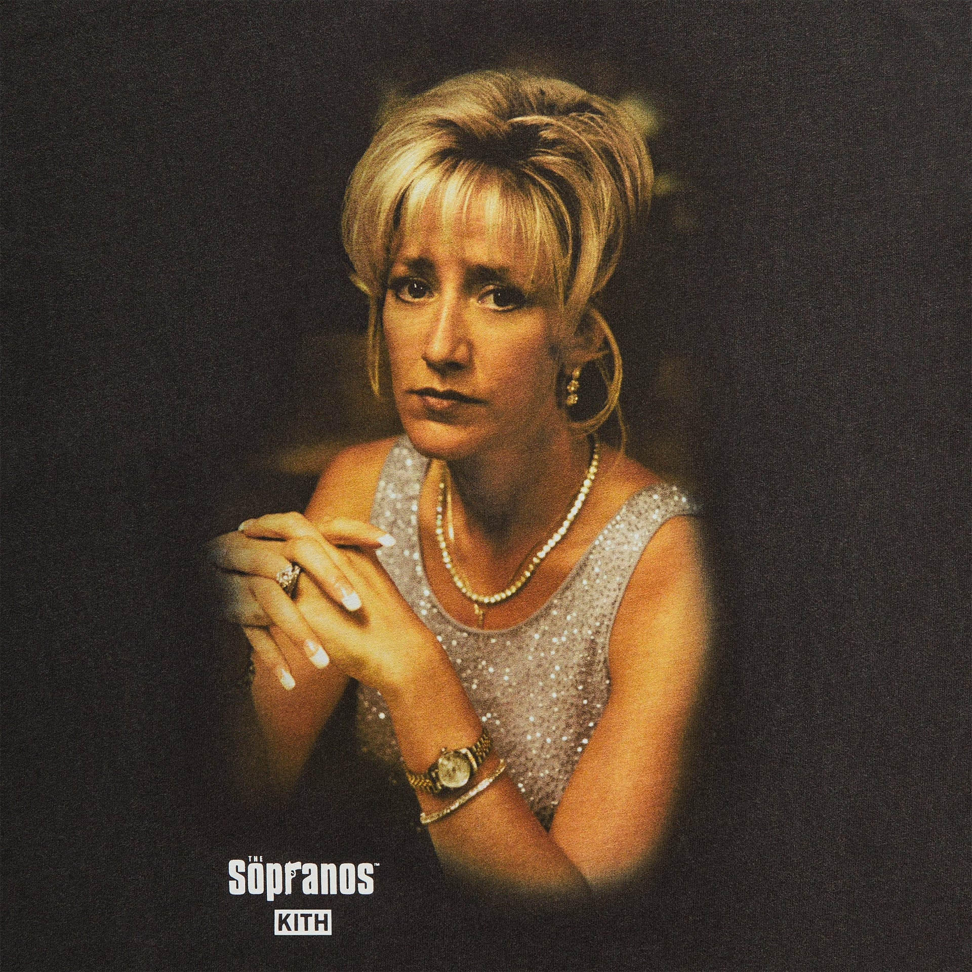 Kith for The Sopranos Carmela Vignette Vintage Tee - Black