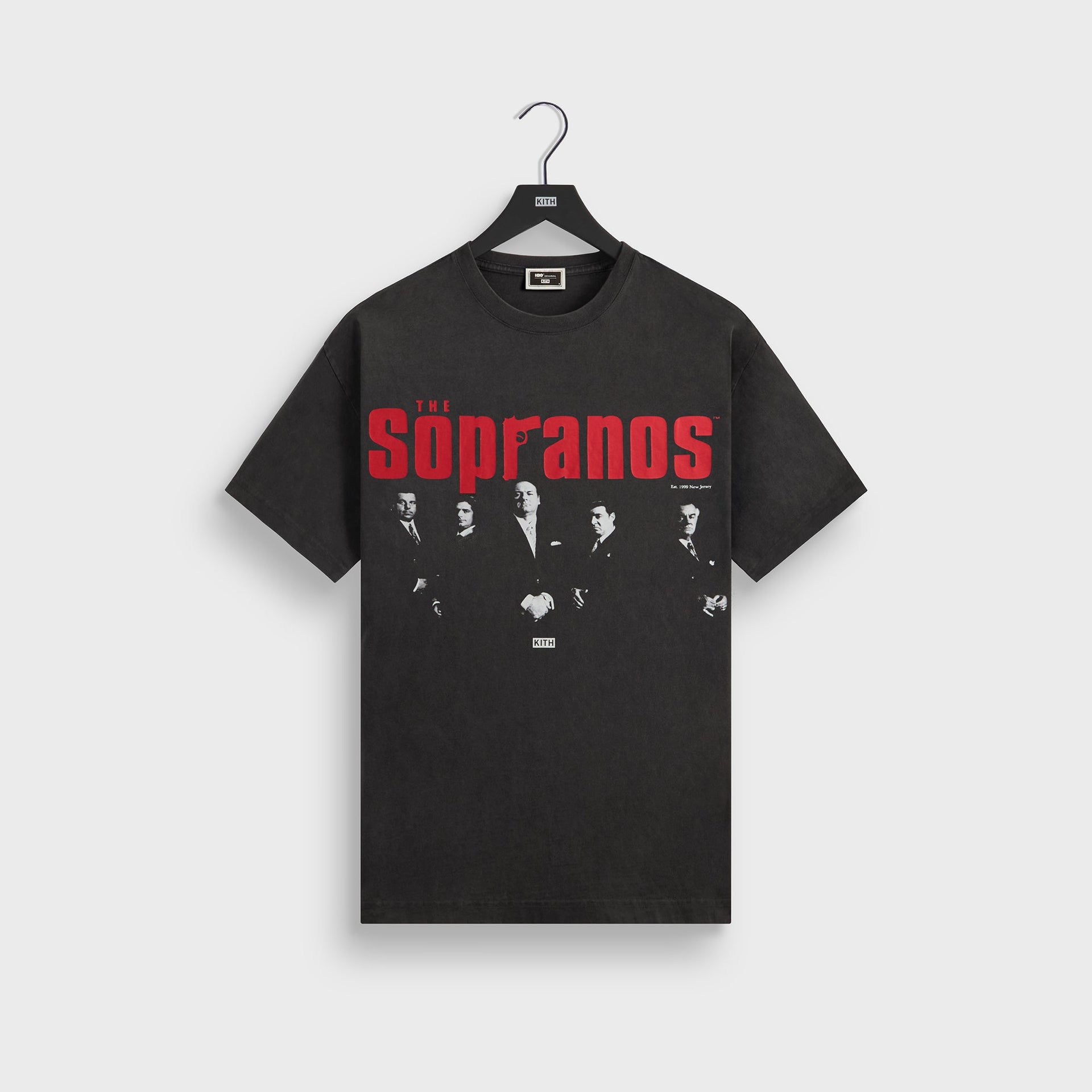 Kith for The Sopranos Est. 1990 Poster Vintage Tee - Black