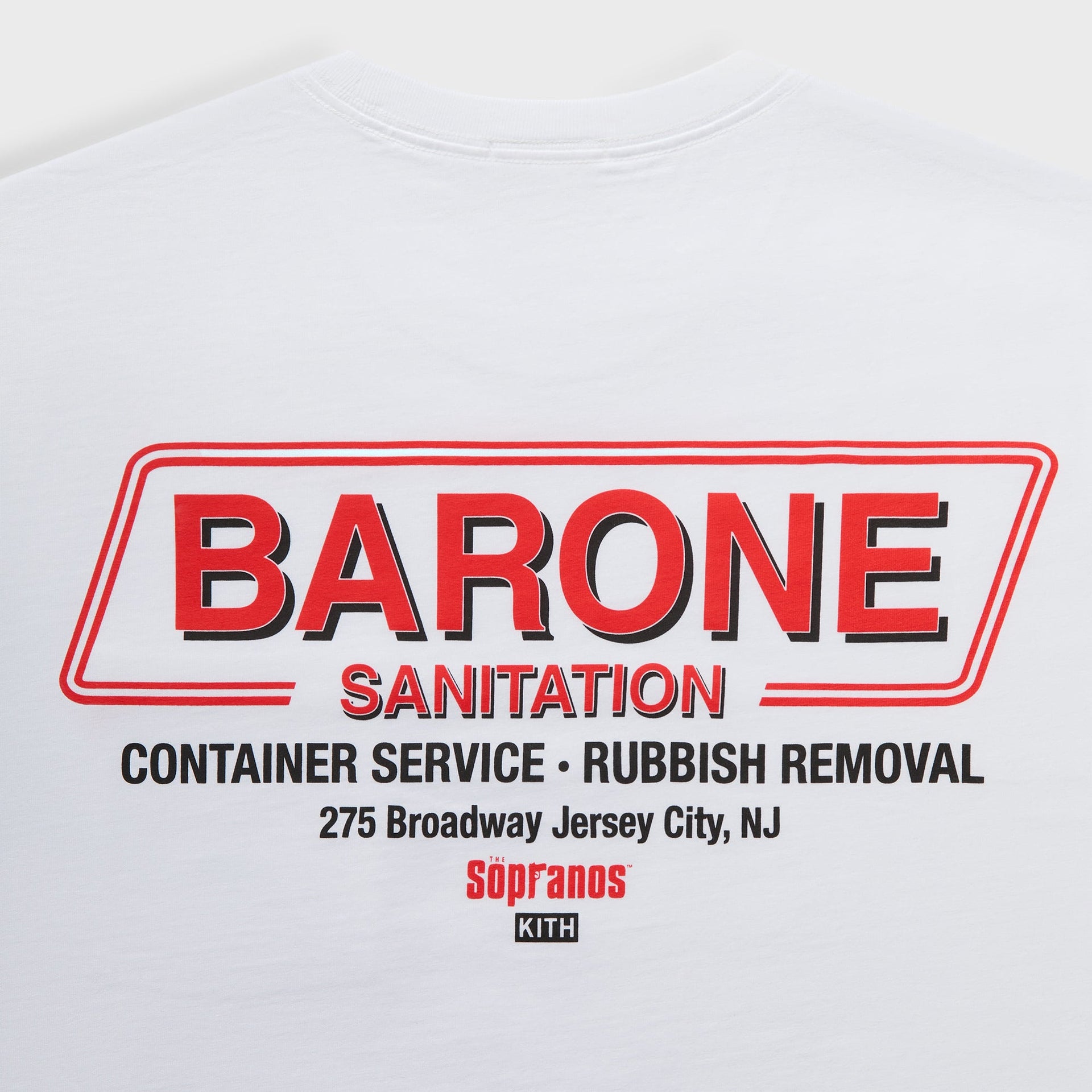 Kith for The Sopranos Barone Sanitation Vintage Tee - White