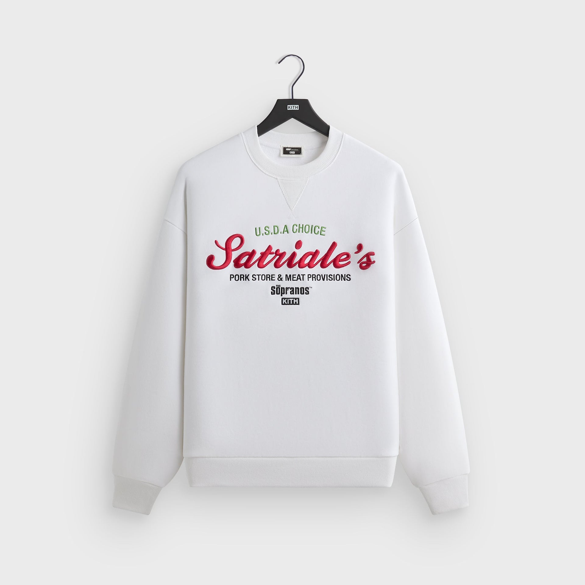 Kith for The Sopranos Satriale's Nelson Crewneck - White