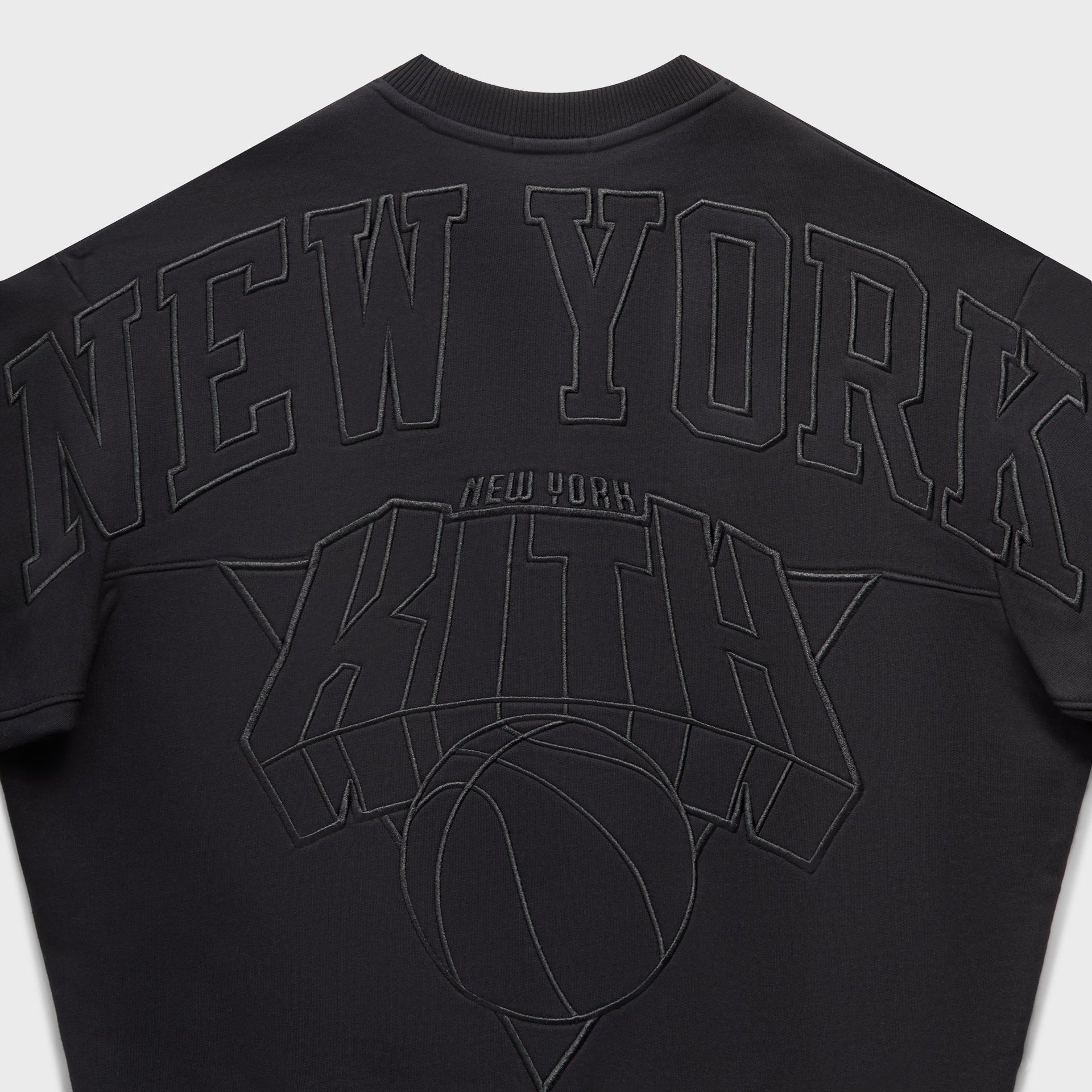 Kith for the New York Knicks Tonal Vintage Crewneck - Black