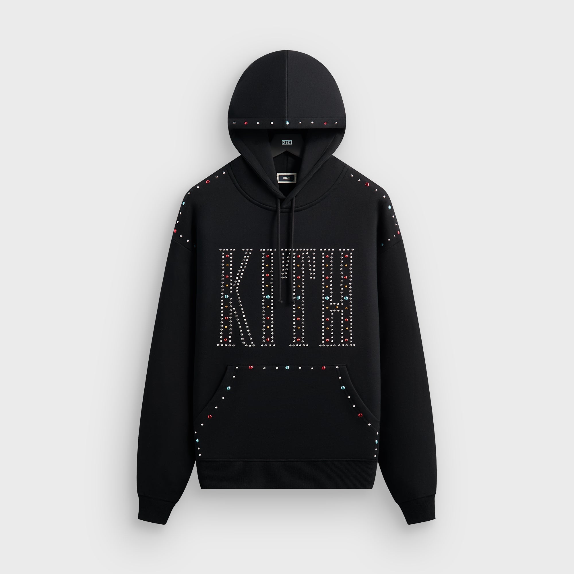 Kith Studded Nelson Hoodie - Black – Kith UK