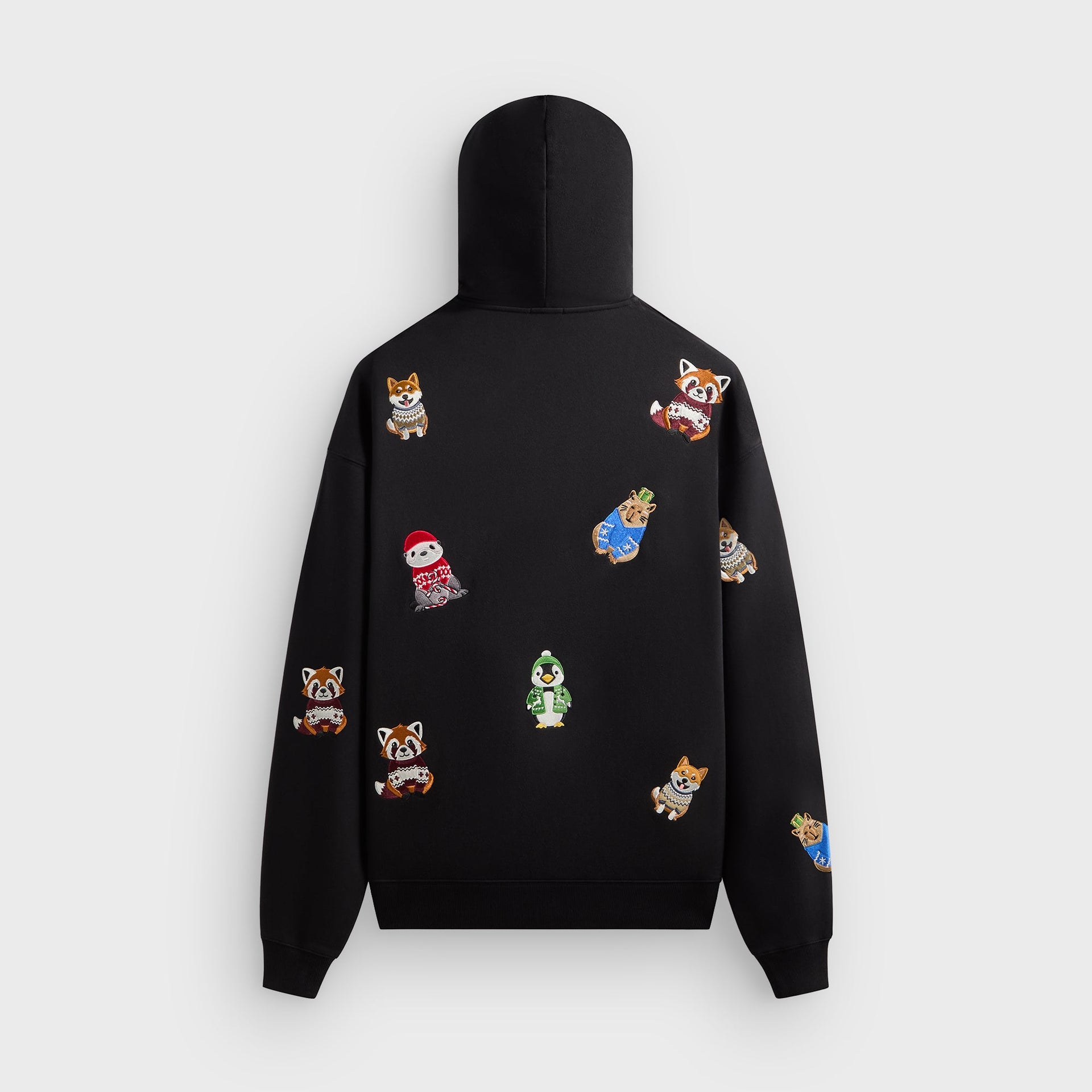 Kithmas Animal Character Nelson Hoodie - Black