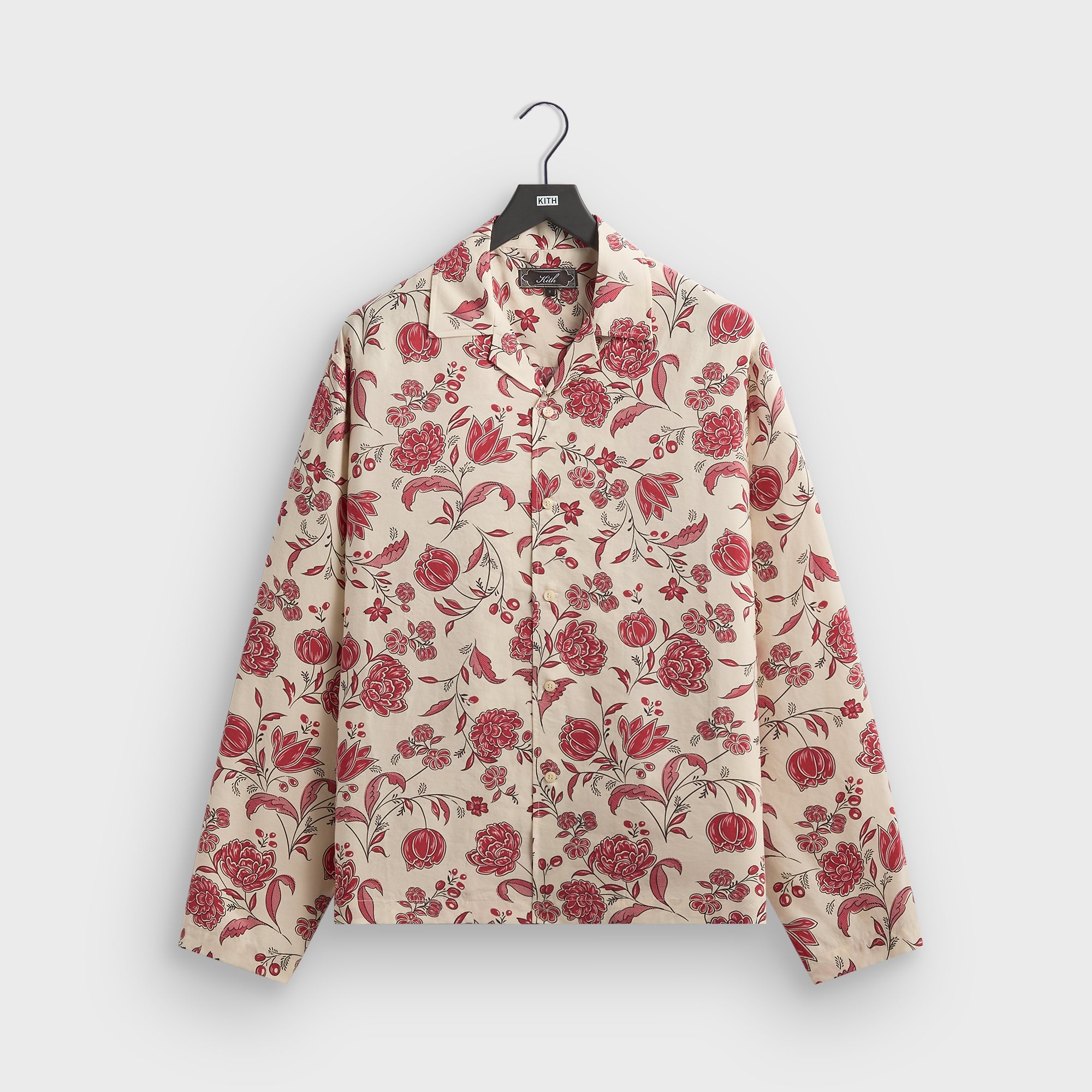 Kith Cupro Linen Long Sleeve Adonis Shirt - Fury – Kith UK