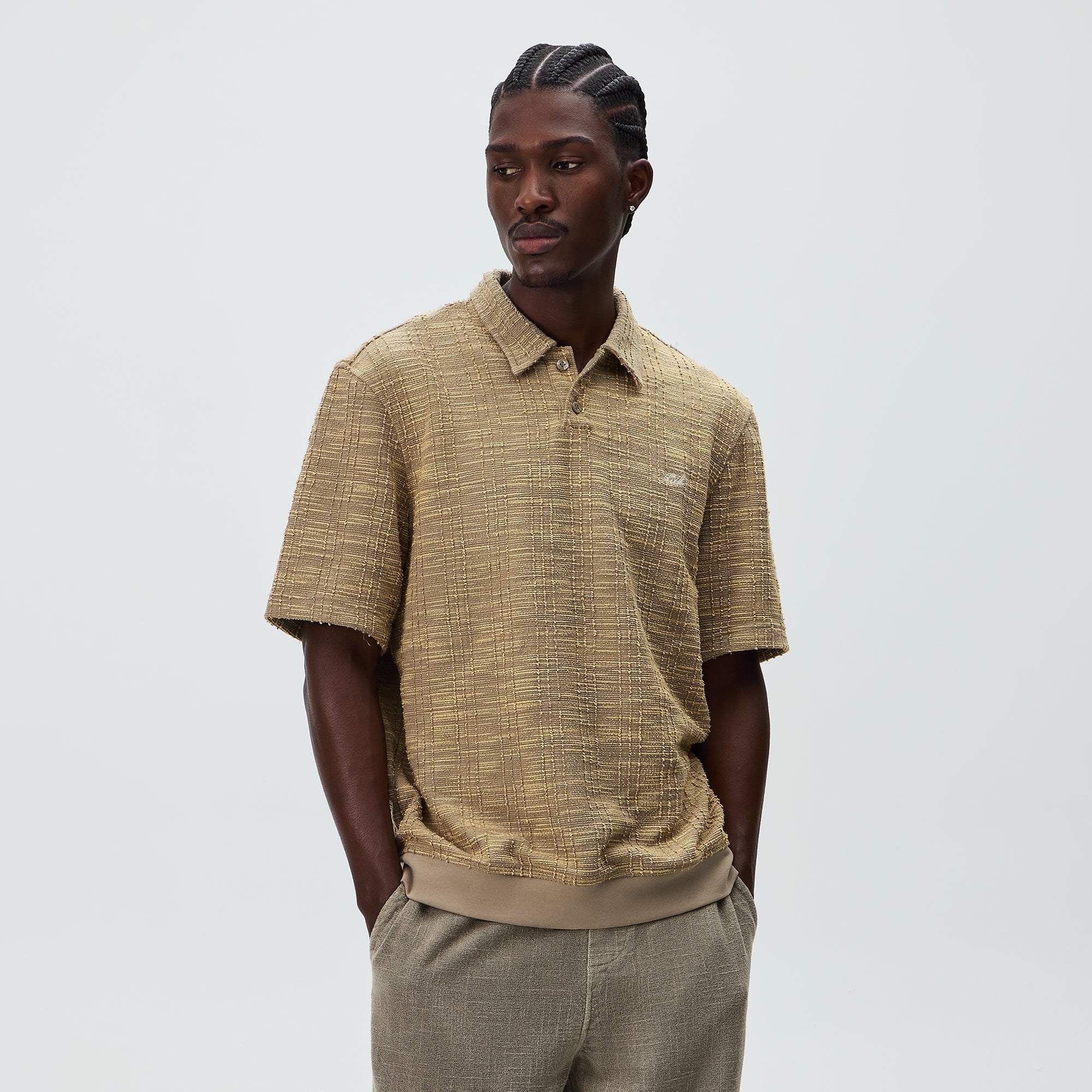 Kith High Twist Tweed Graham Polo - Palomino – Kith UK