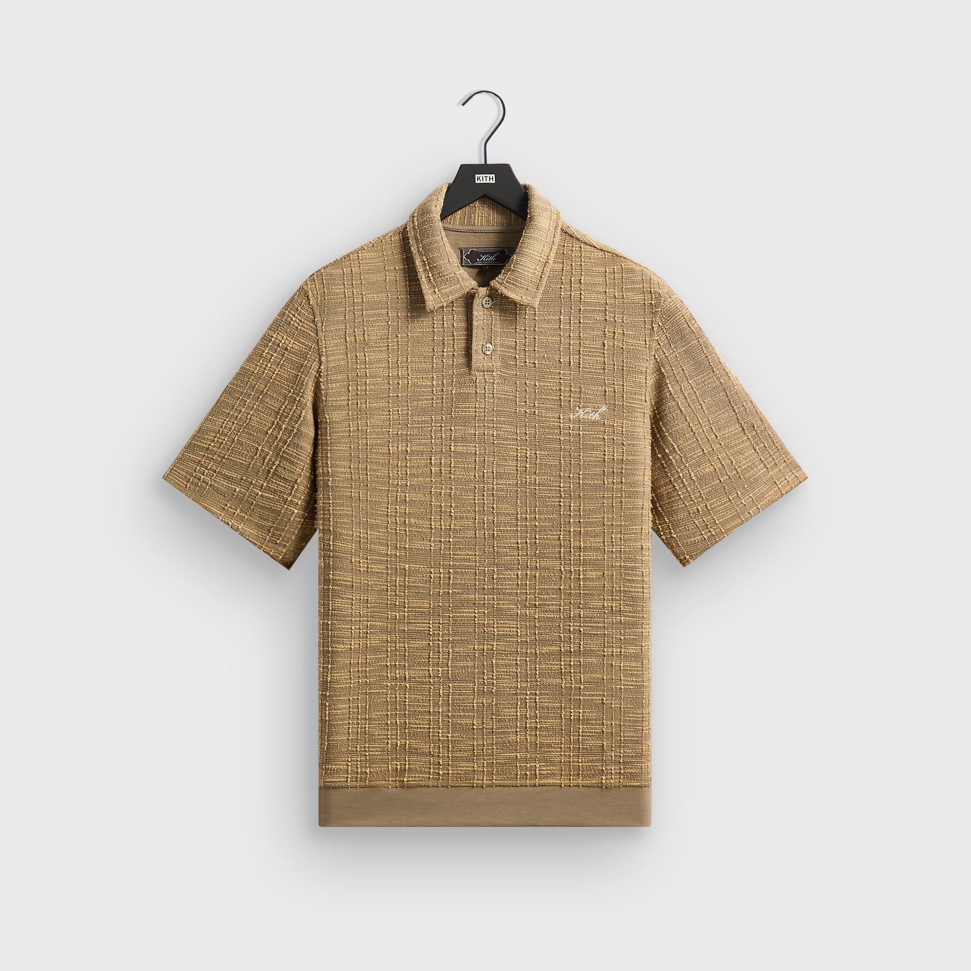 Kith High Twist Tweed Graham Polo - Palomino – Kith UK