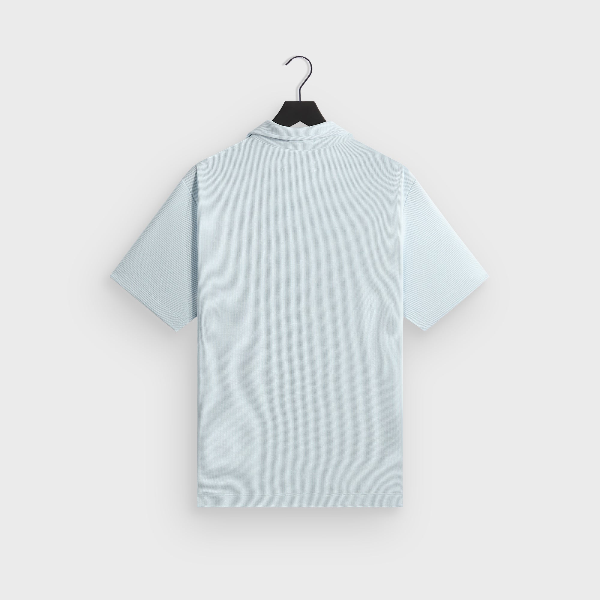 Kith Micro Waffle Drew Polo - Light Indigo – Kith UK