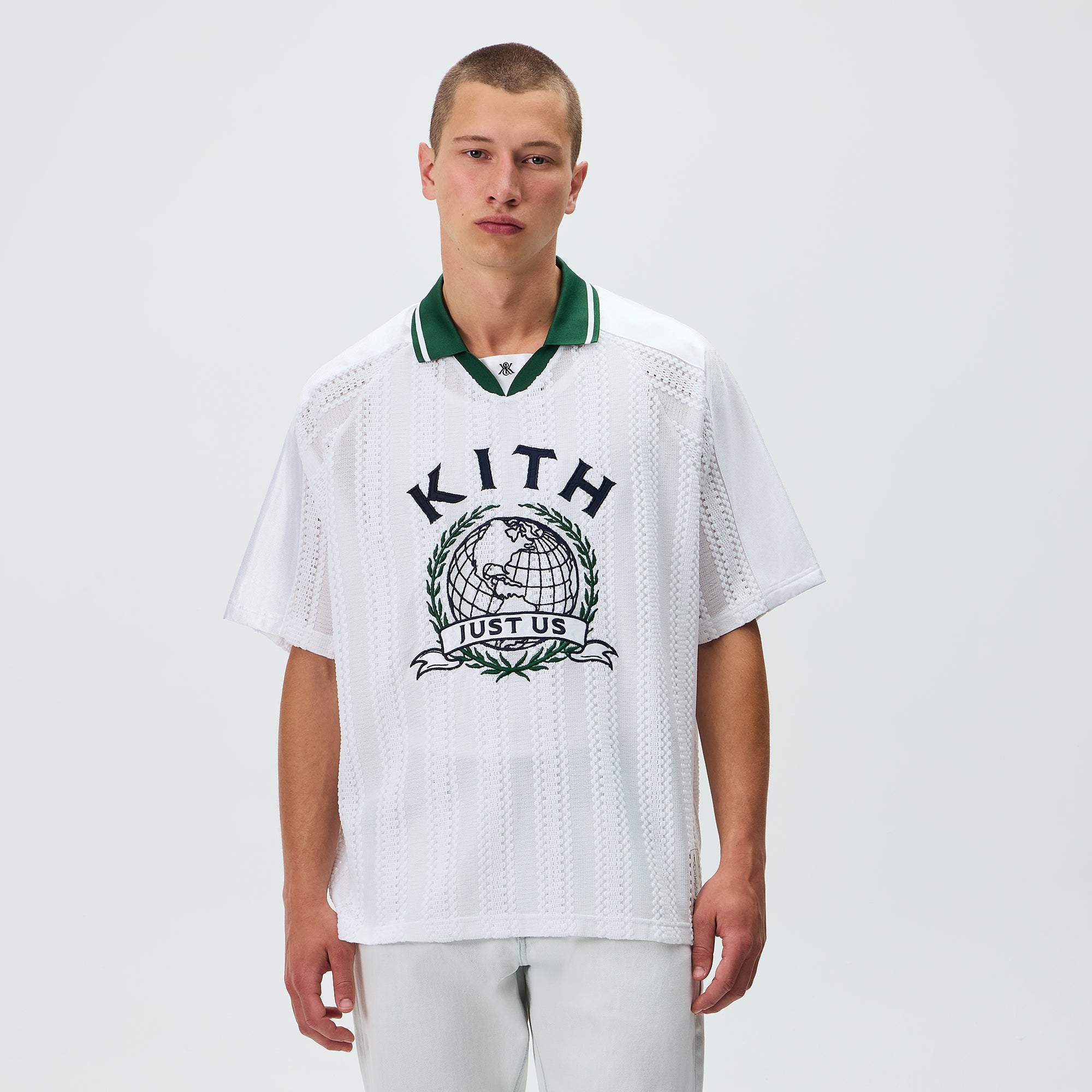 Kith Ladder Lace Jason Jersey - White – Kith UK