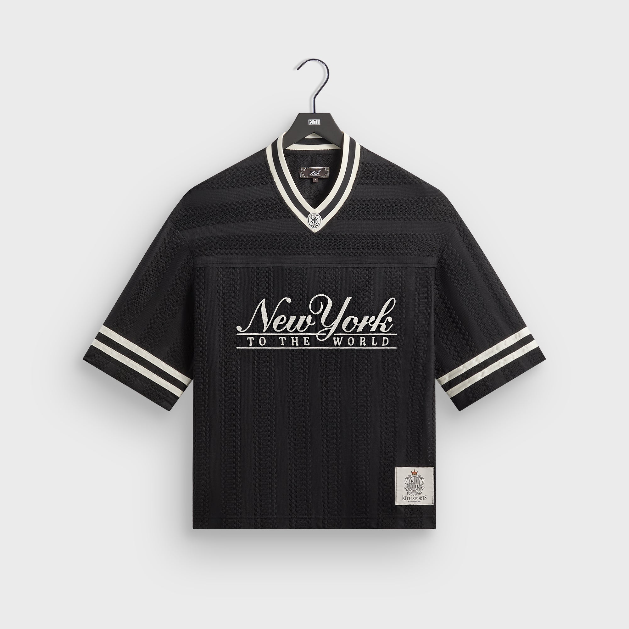 Kith Ladder Lace Julian Jersey - Black – Kith UK
