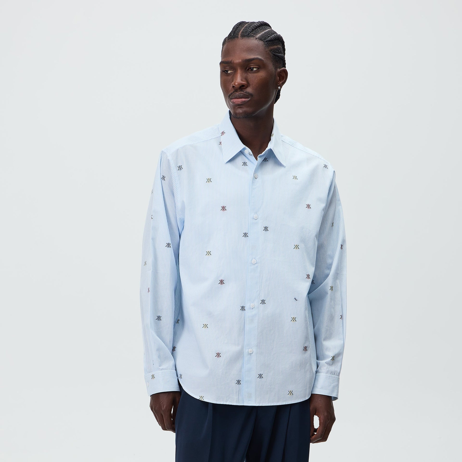 Kith Multi Crest Jacquard Georgie Shirt - Multi