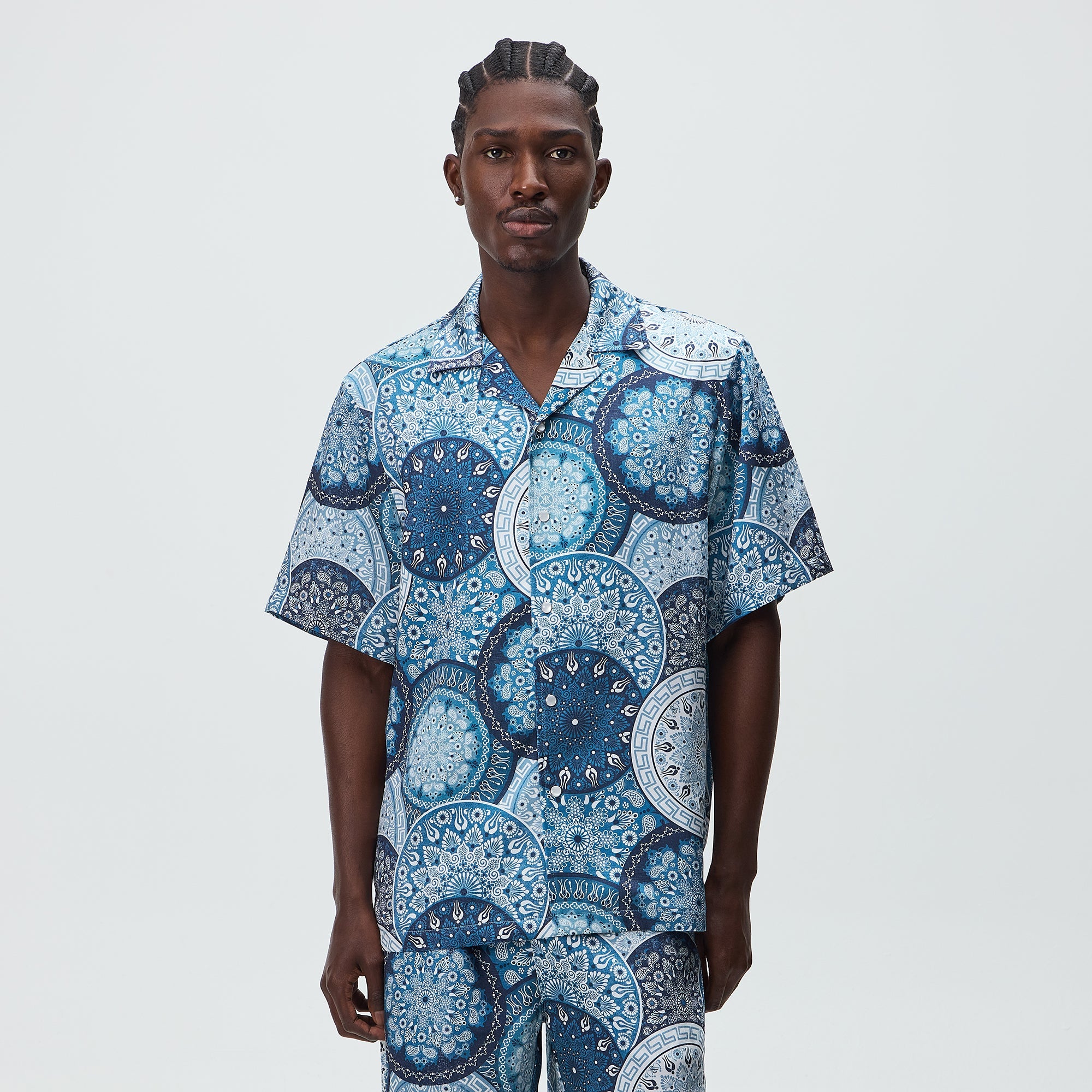 Kith Mosaic Mandala Thompson Camp Collar Shirt - Novel – Kith UK