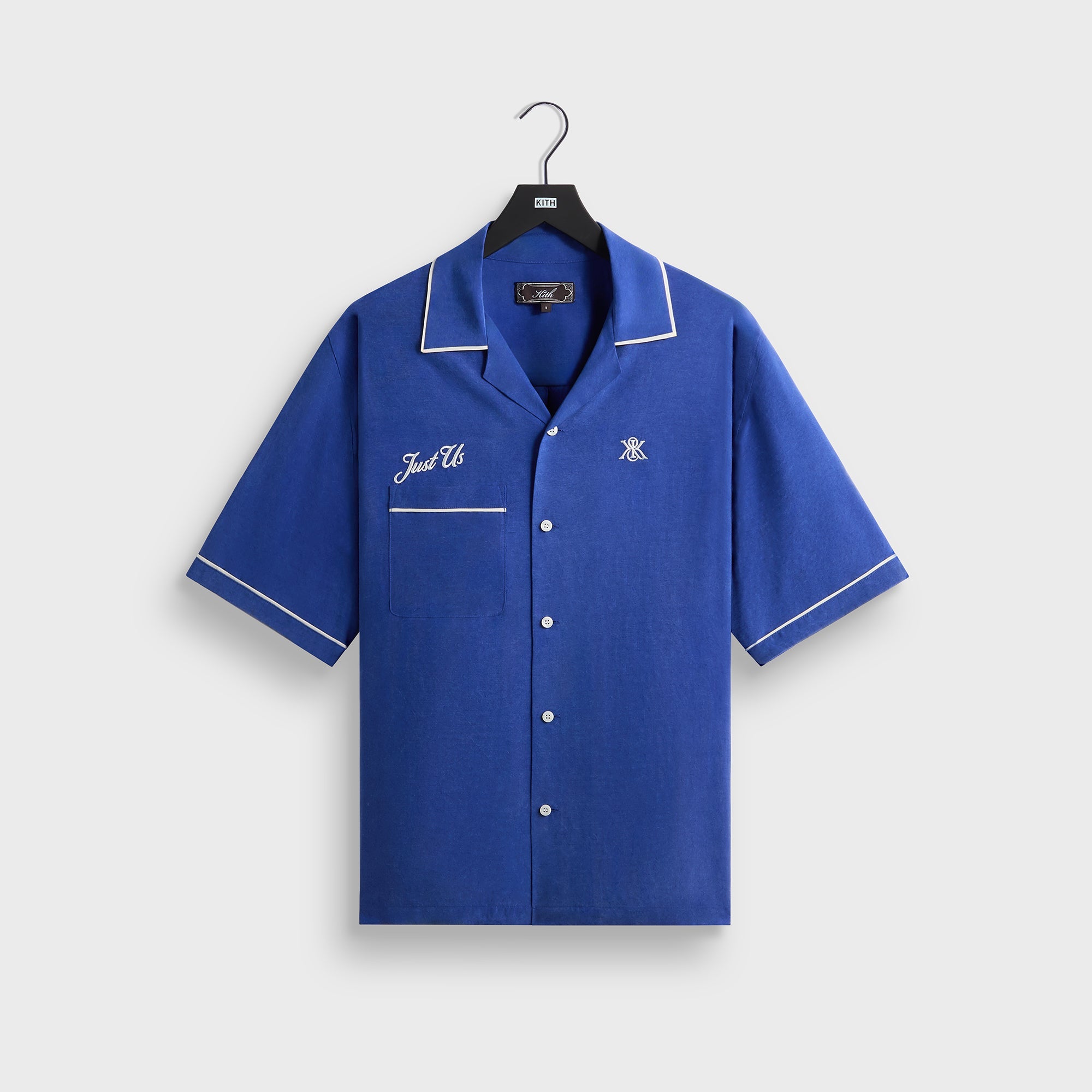Kith Cupro Linen Vinnie Shirt - Current – Kith UK