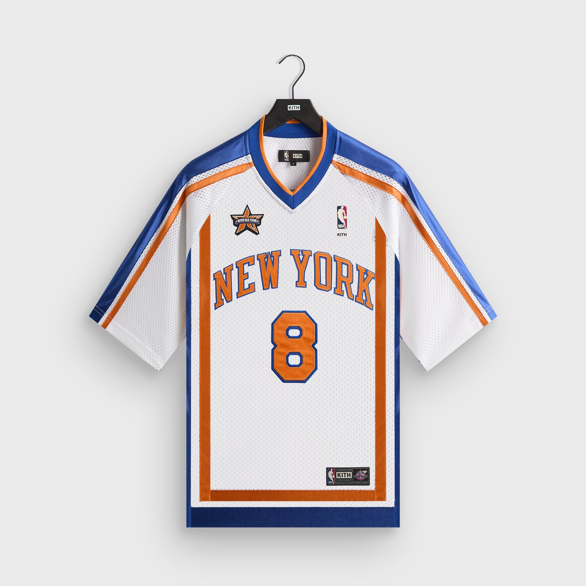 Kith for NBA All-Star New York Knicks Leon Shirt - White – Kith UK