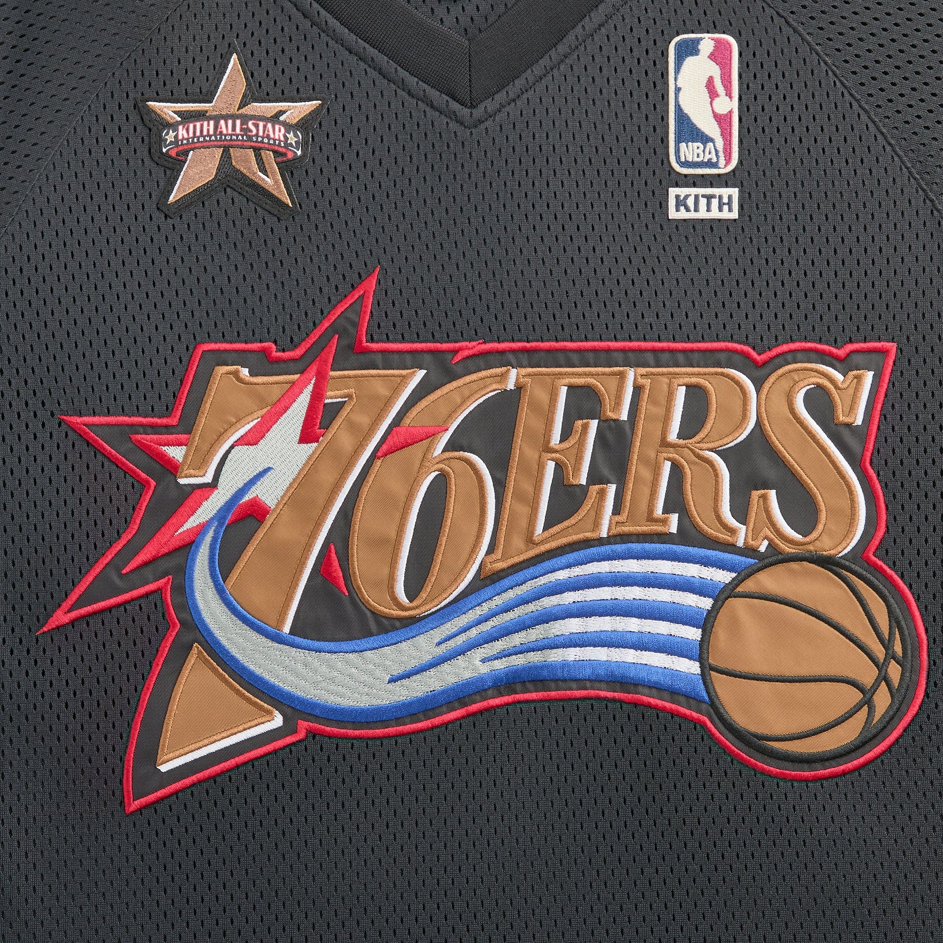 Kith for NBA All-Star Philadelphia 76ers Samuel Shirt - Black