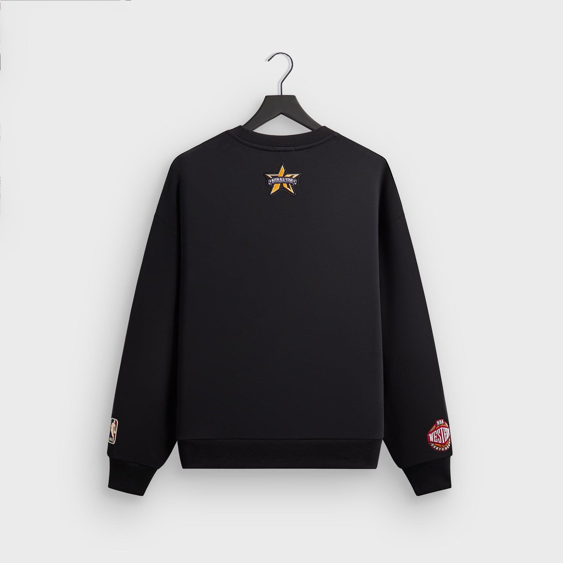 Kith for NBA All-Star Los Angeles Lakers Nelson Crewneck - Black
