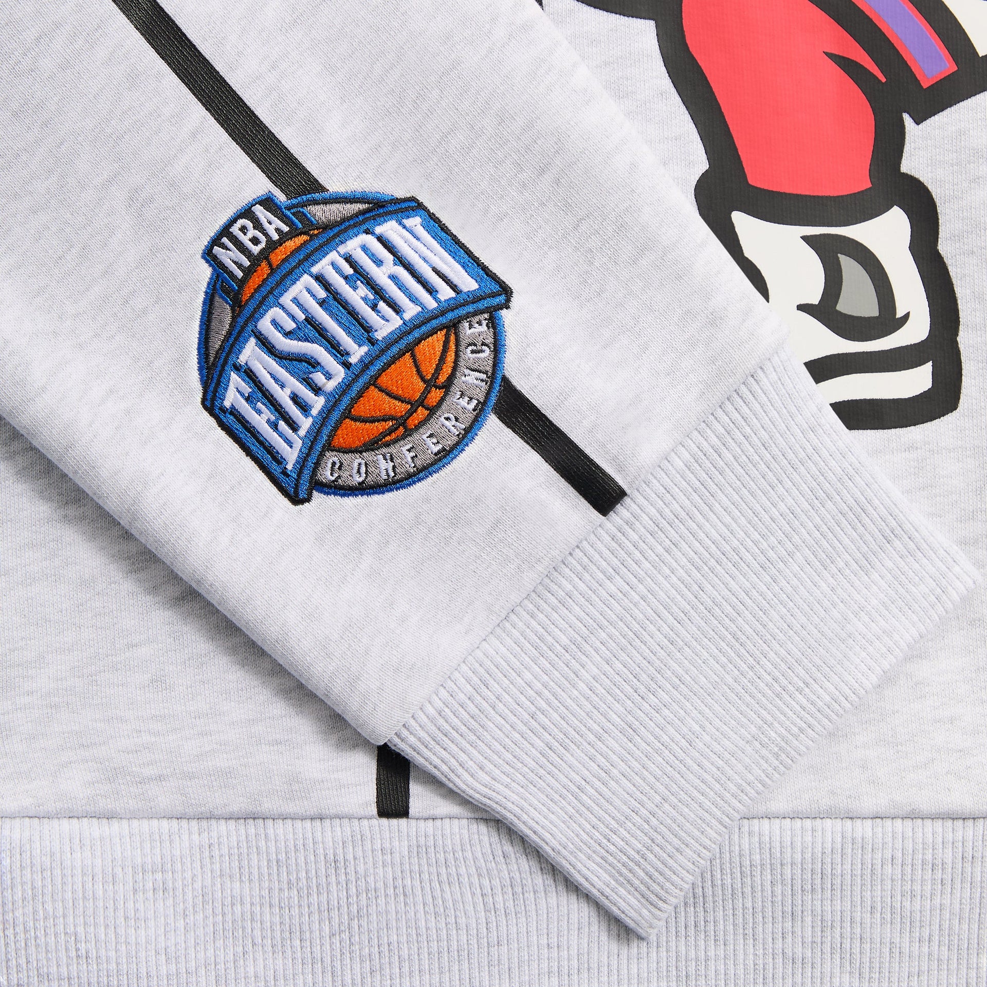 Kith for NBA All-Star Toronto Raptors Nelson Crewneck - Light Heather Grey