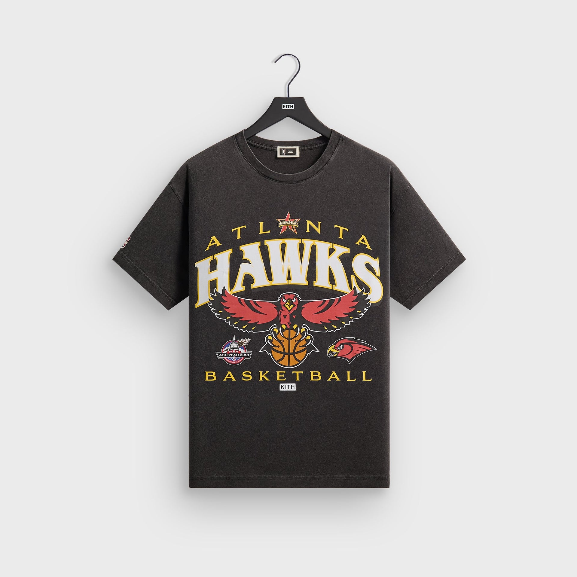 Kith for NBA All-Star Atlanta Hawks Vintage Tee - Black