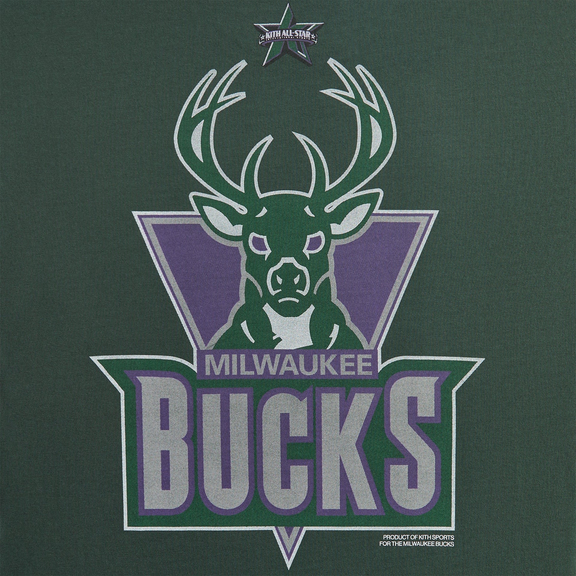 Kith for NBA All-Star Milwaukee Bucks Vintage Tee - Stadium