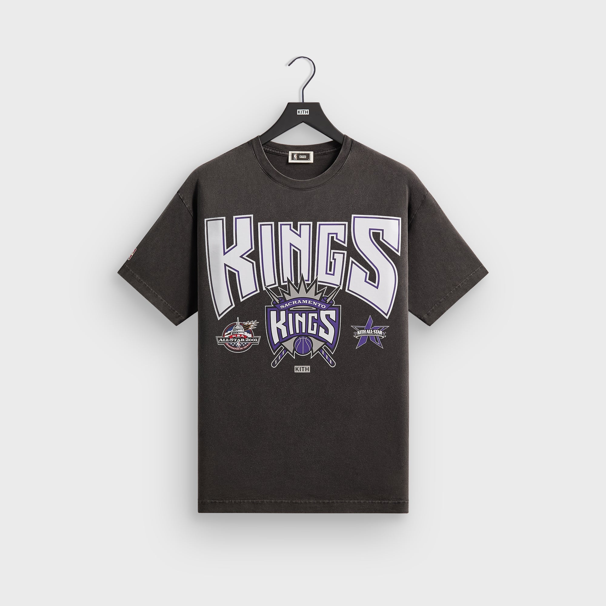 Kith for NBA All-Star Sacramento Kings Vintage Tee - Black – Kith UK