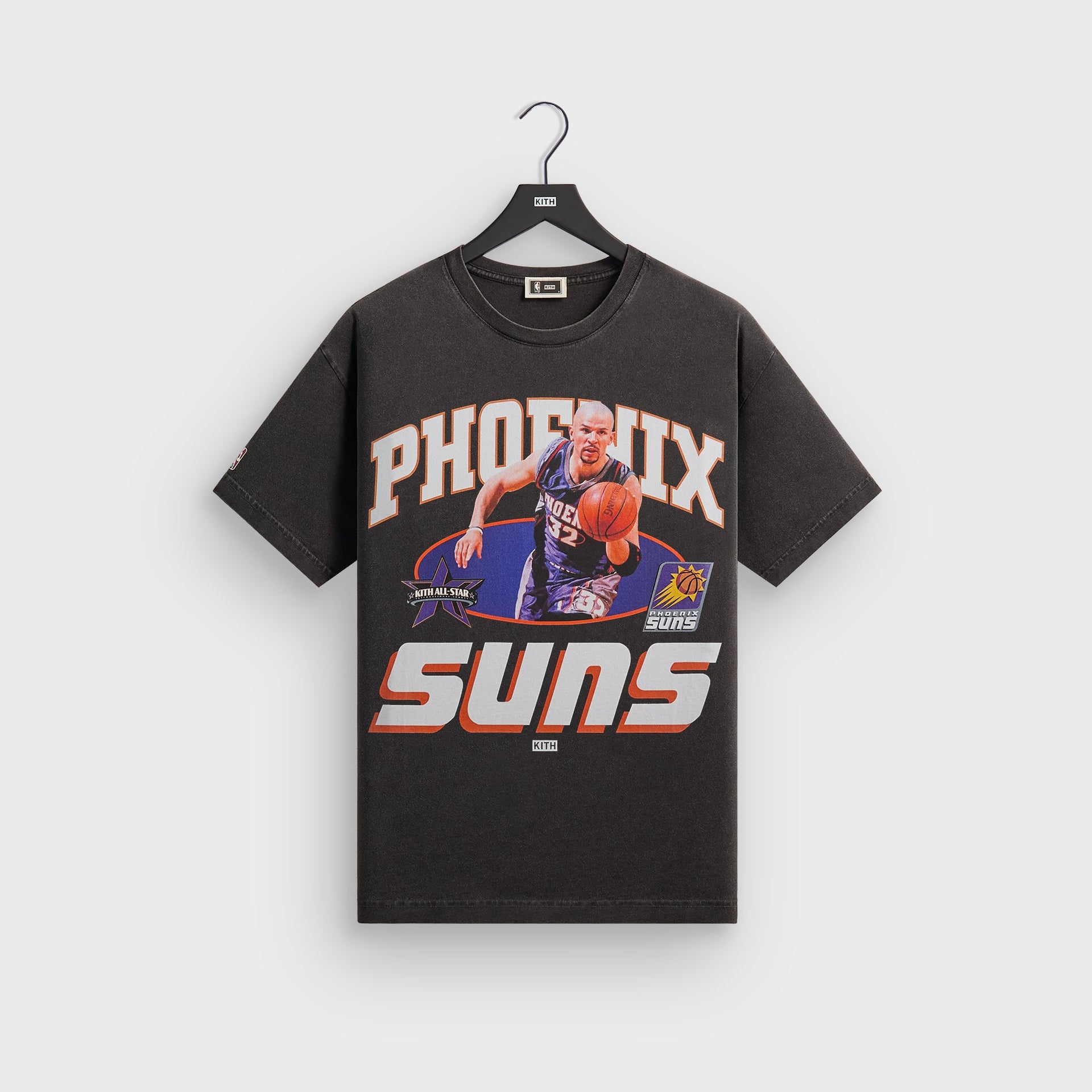 Kith for NBA All-Star Phoenix Suns Jason Kidd Vintage Tee - Black