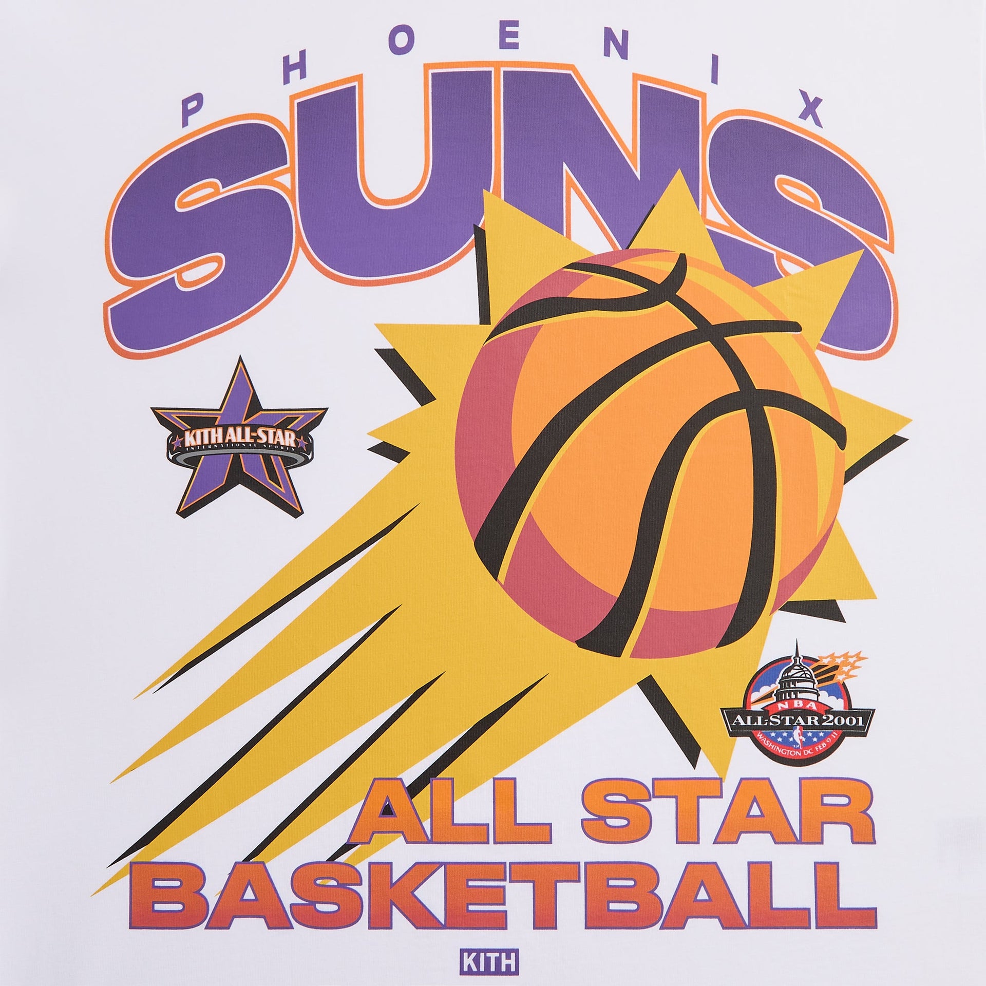 Kith for NBA All-Star Phoenix Suns Vintage Tee - White