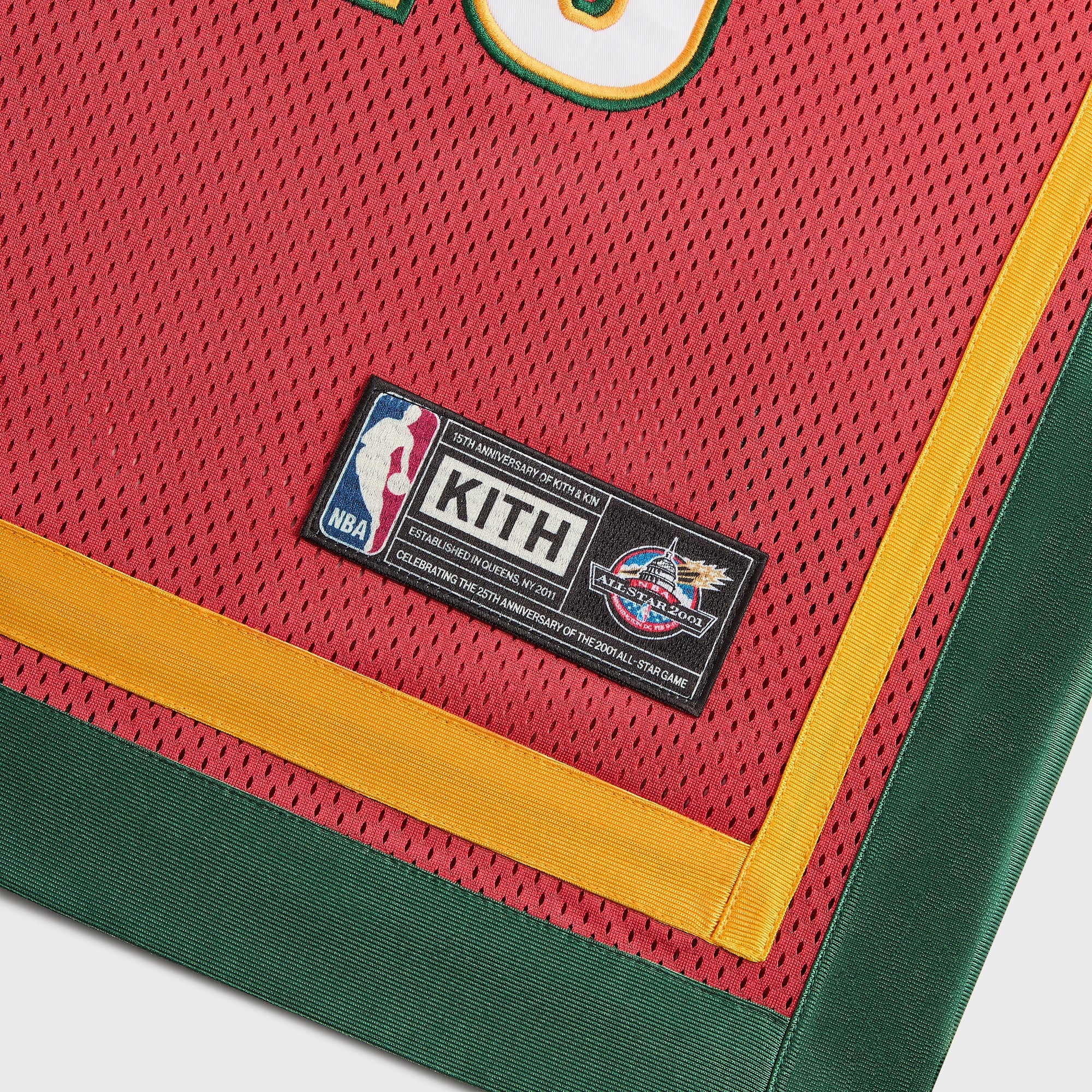 Kith for NBA All-Star Seattle SuperSonics Leon Shirt - Crimson