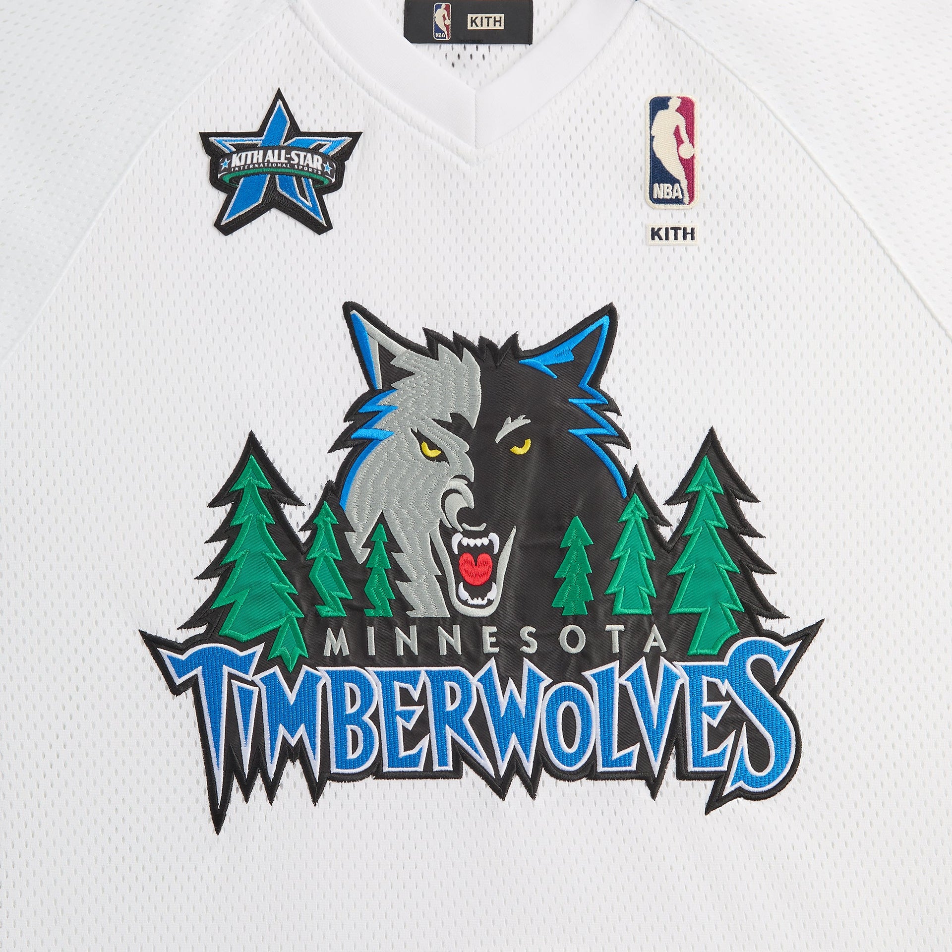 Kith for NBA All-Star Minnesota Timberwolves Samuel Shirt - White