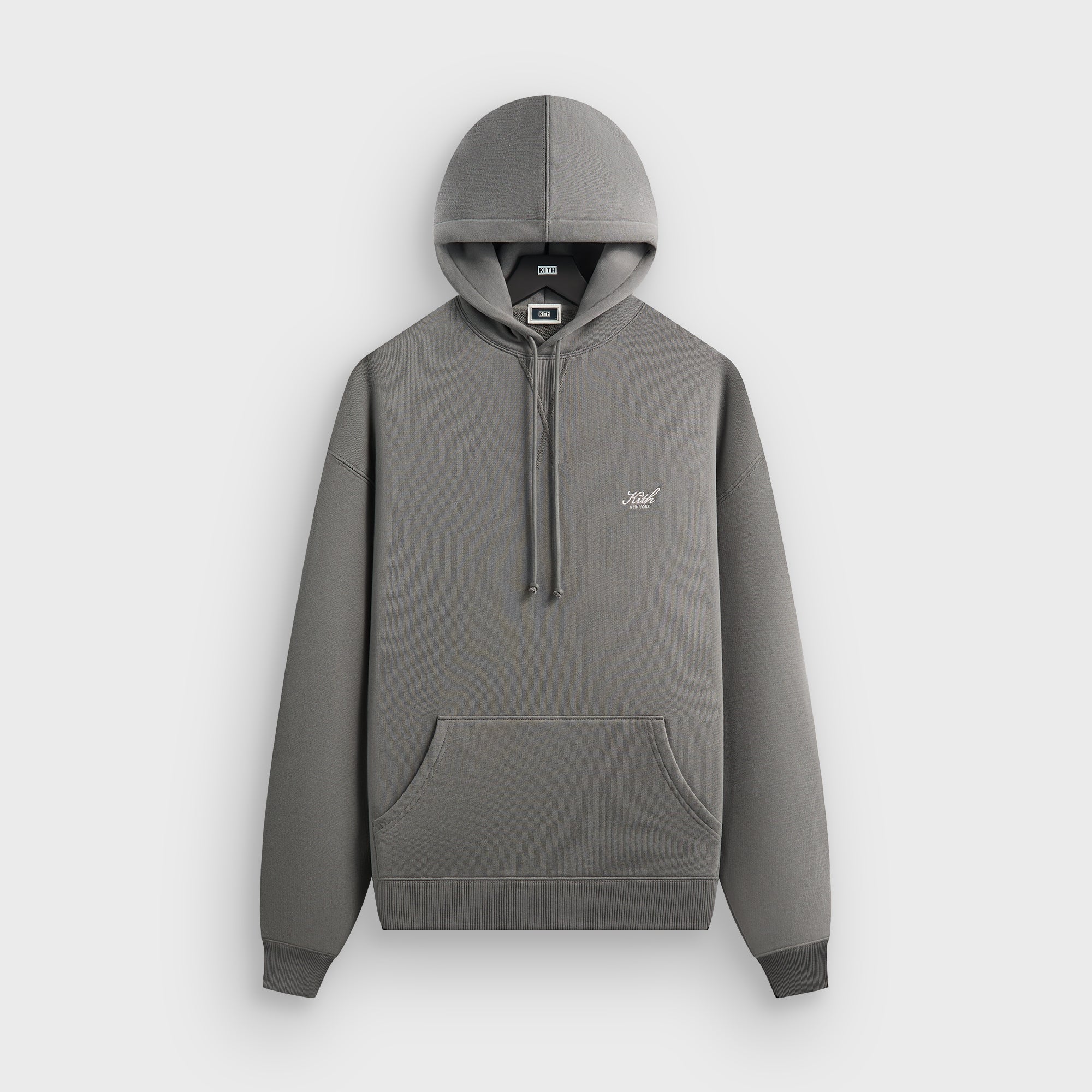 Kith Marled Harmon Rugby Pullover - Mid Heather Grey – Kith UK
