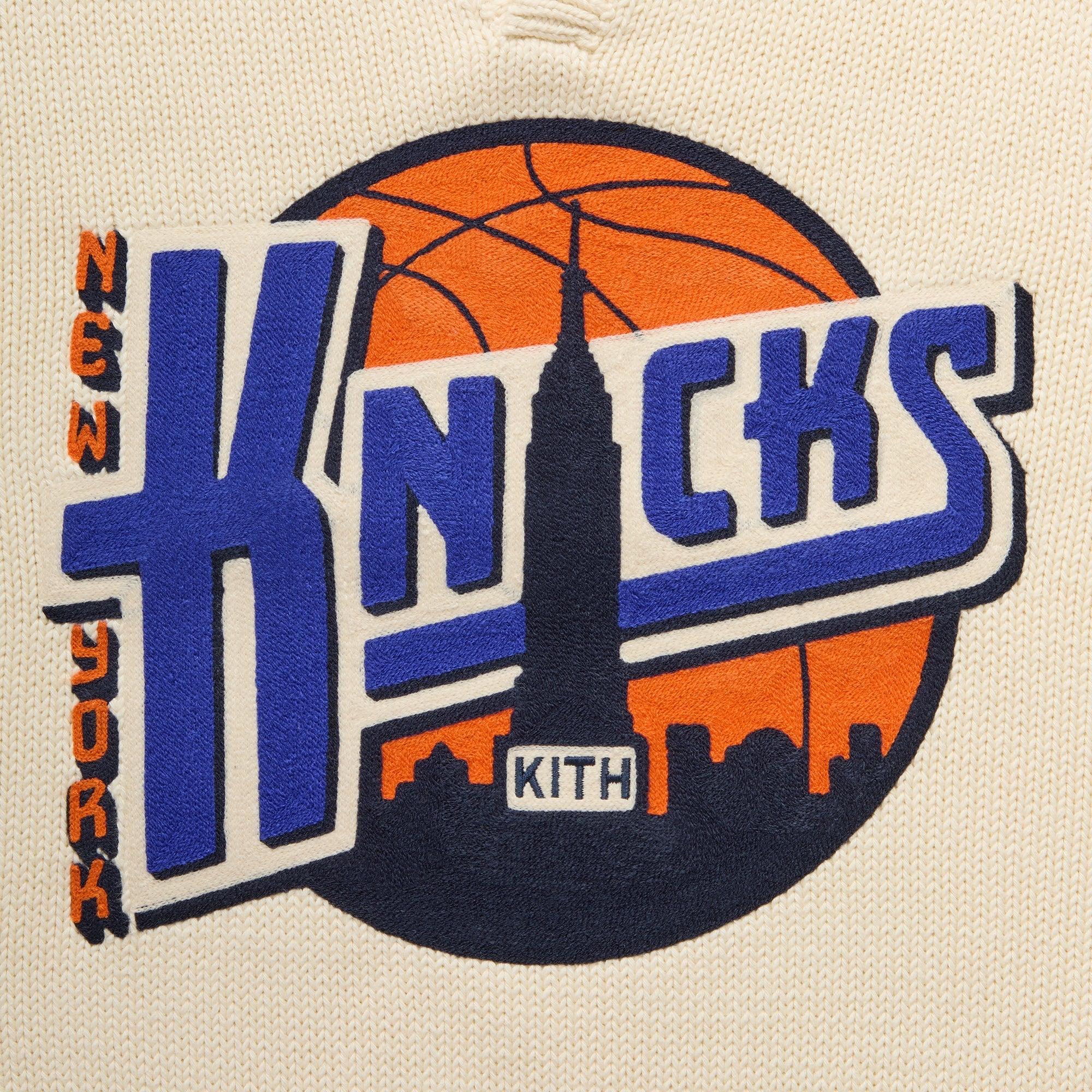 Kith for the New York Knicks Nelson Rugby Sweater - Sandrift – Kith UK