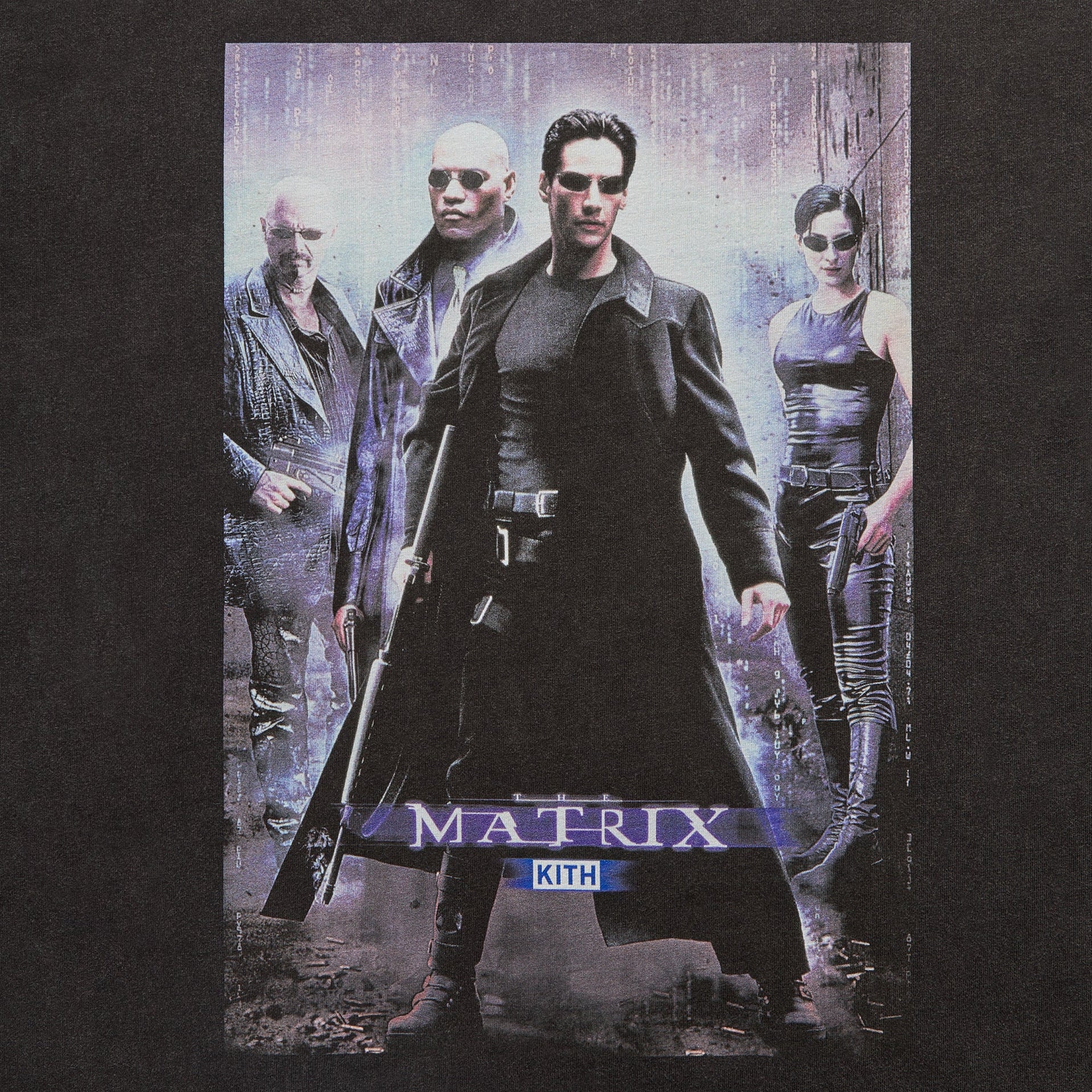Kith for The Matrix Poster Vintage Tee - Black