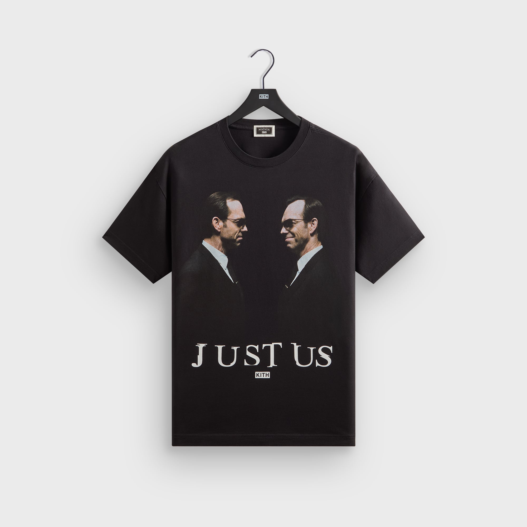 Kith for The Matrix The Agent Just Us Tee - Black – Kith UK