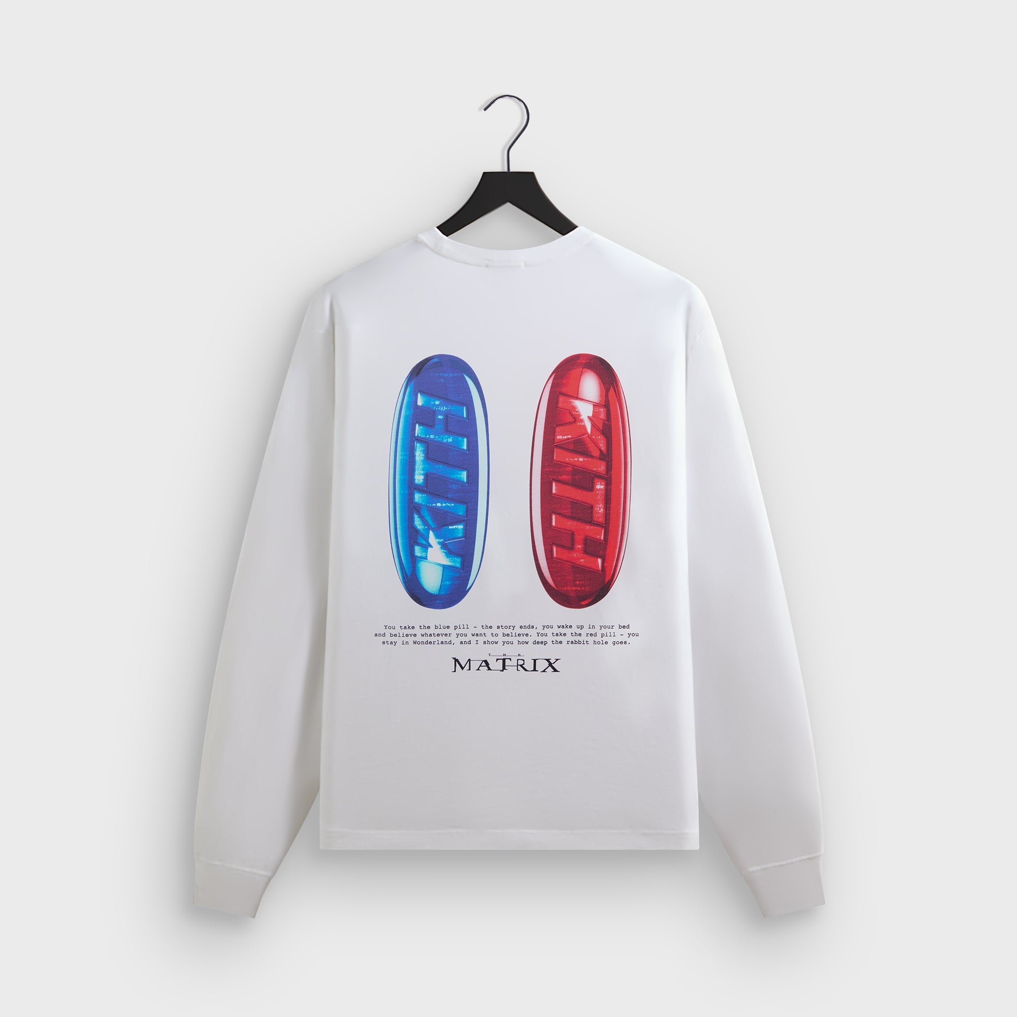 Mサイズ　Kith Matrix Red Pill Blue Pill ロンT Kith for The Matrix Red Pill Blue Pill Long Sleeve Tee - White