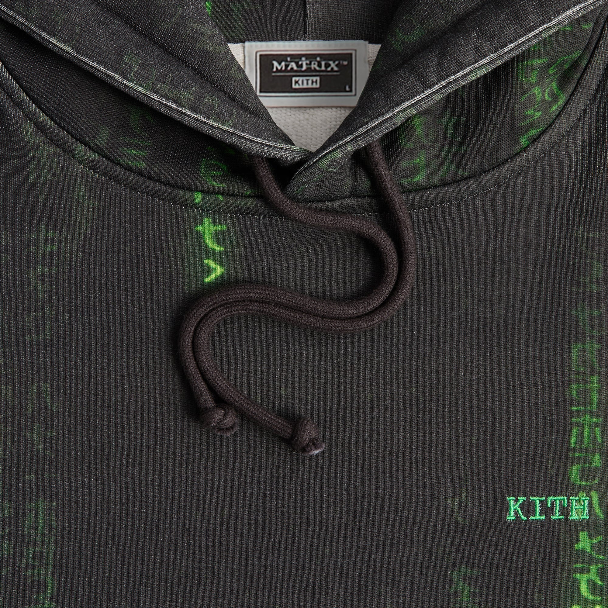 Kith for The Matrix Code Vintage Nelson Hoodie - Black – Kith UK