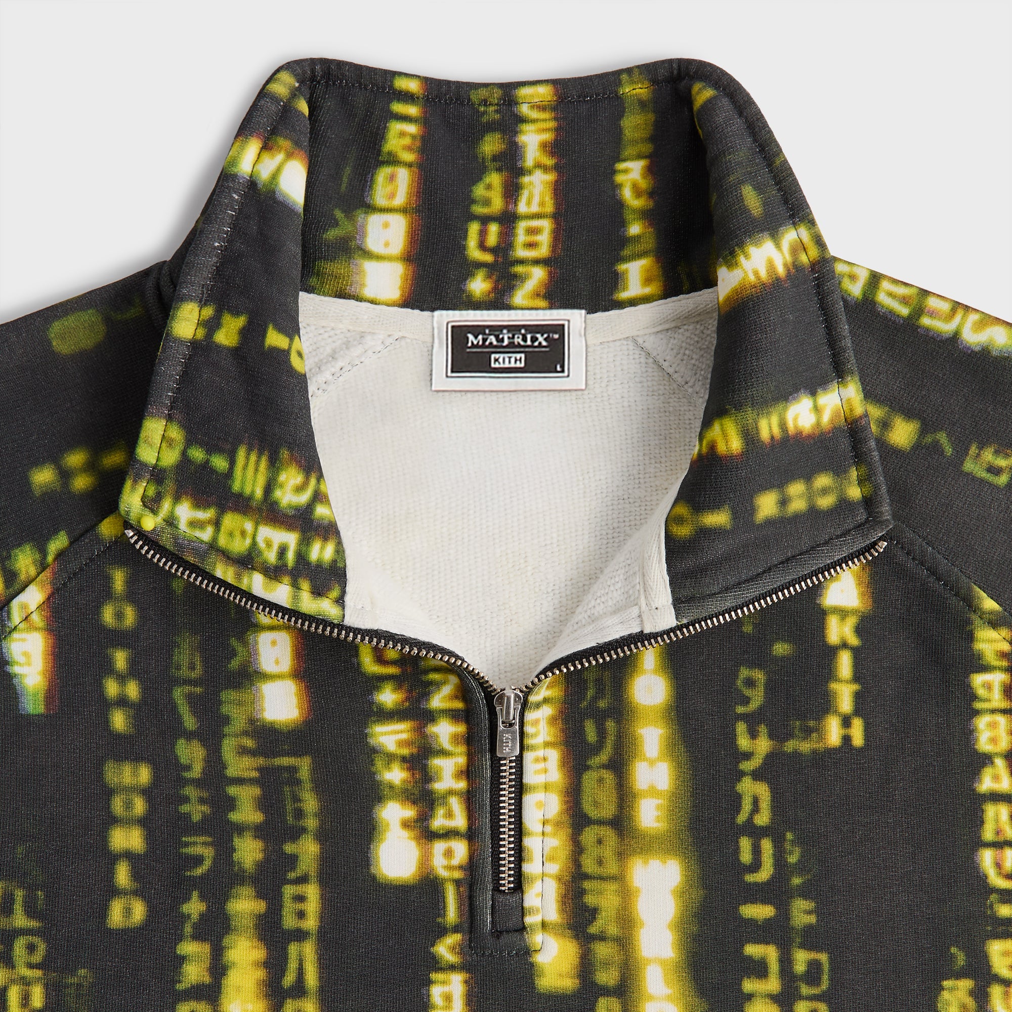 Kith for The Matrix Code Vintage Nelson Quarter Zip - Black – Kith UK