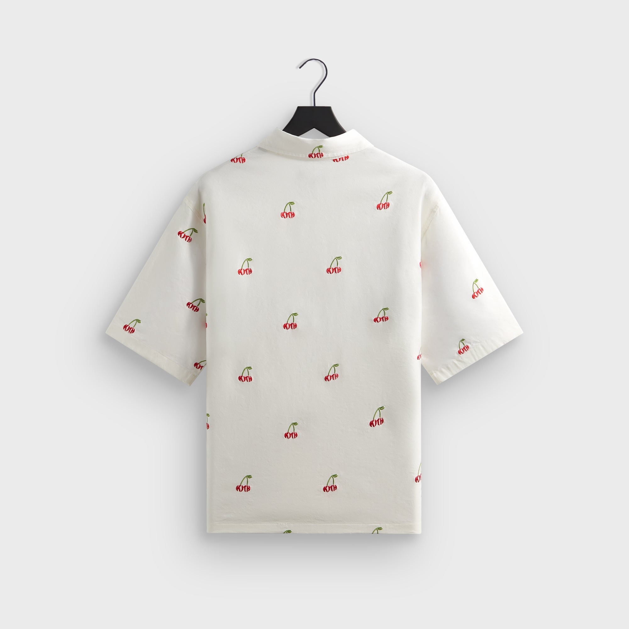 Kith Embroidered Cherry Oxford Cotton Harvey Shirt - Sandrift